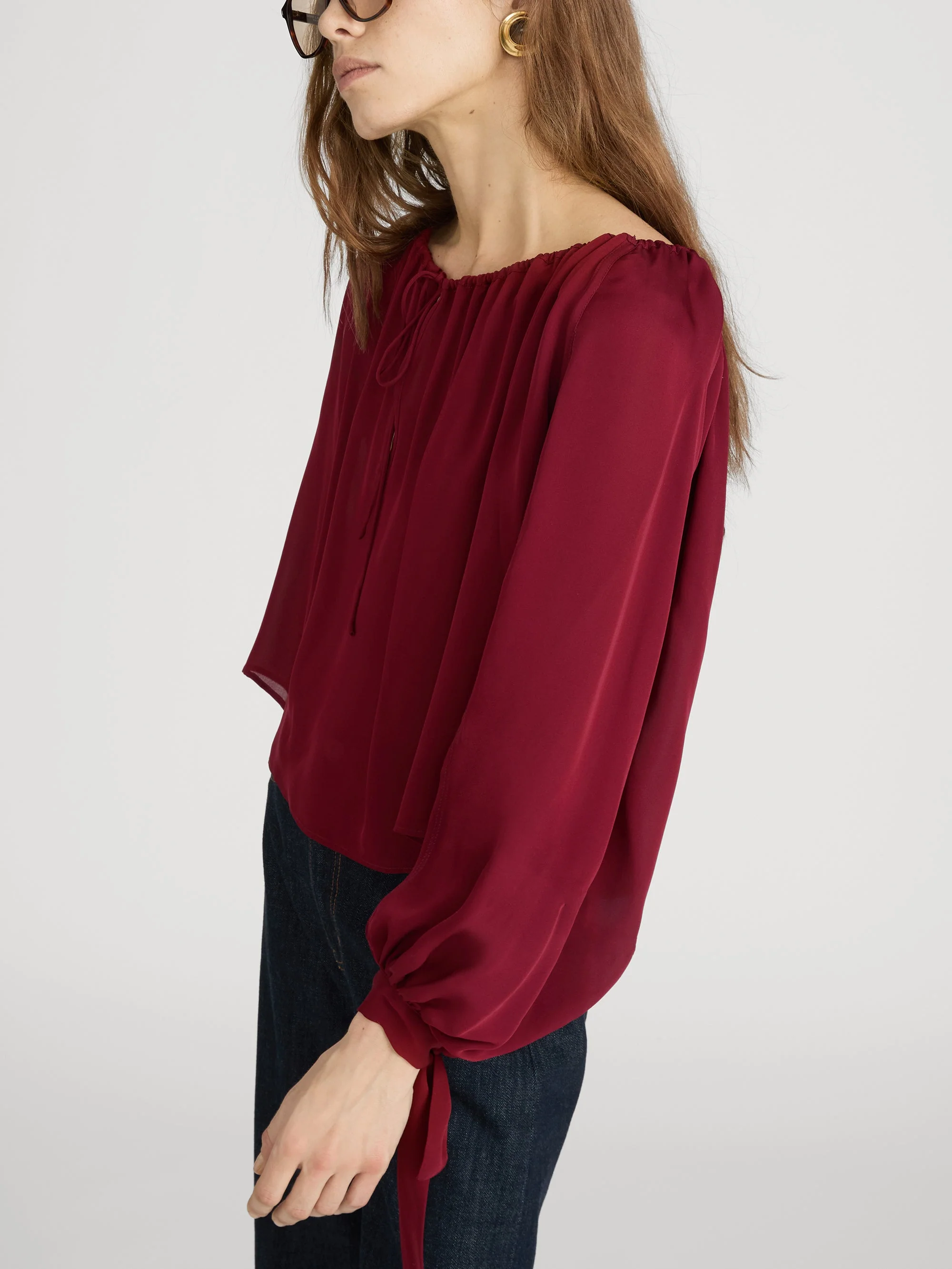 FRAME - The Silk Serenade Blouse - Image 4