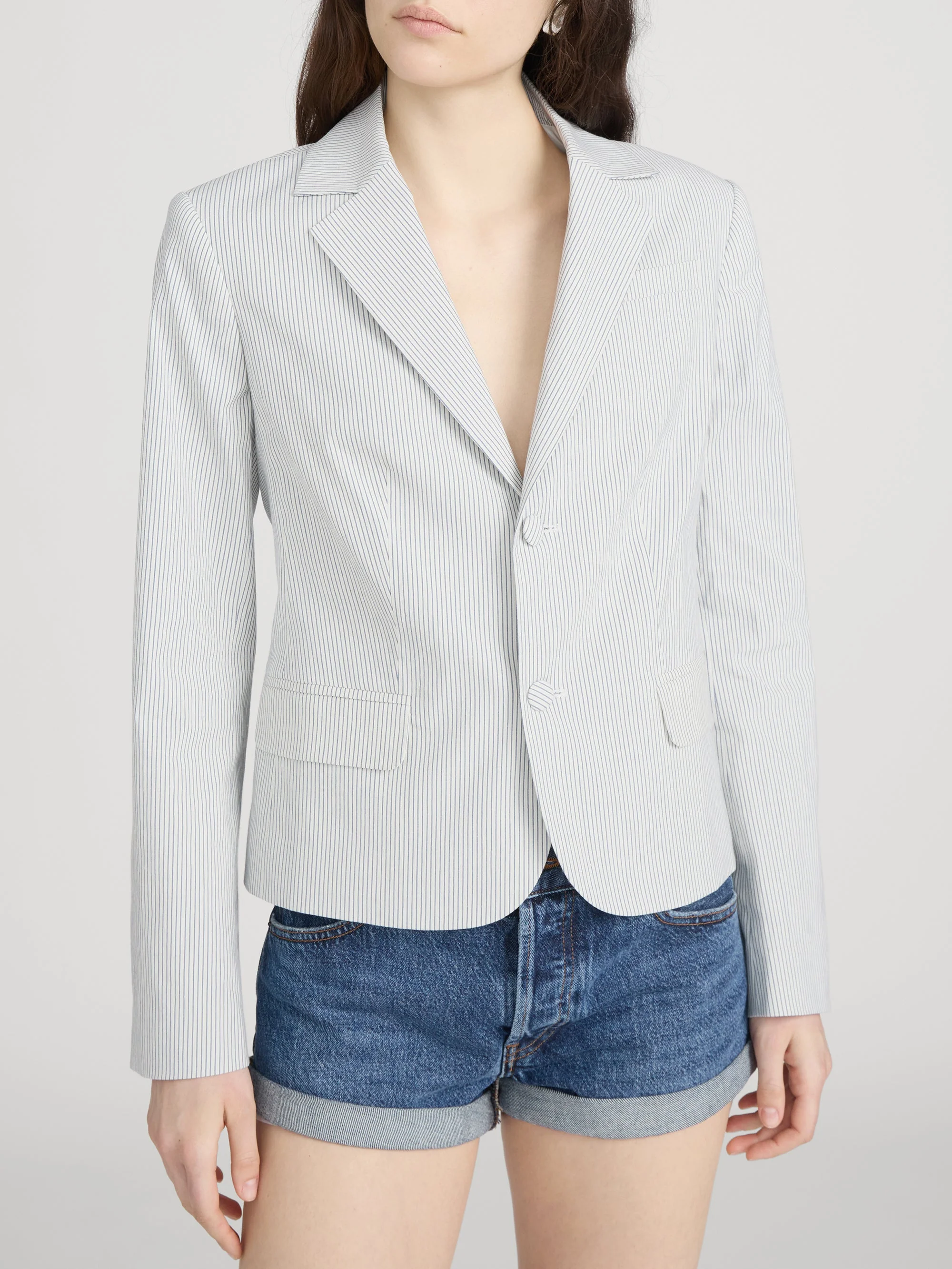 FRAME - The Stripe Classic Blazer - Image 3