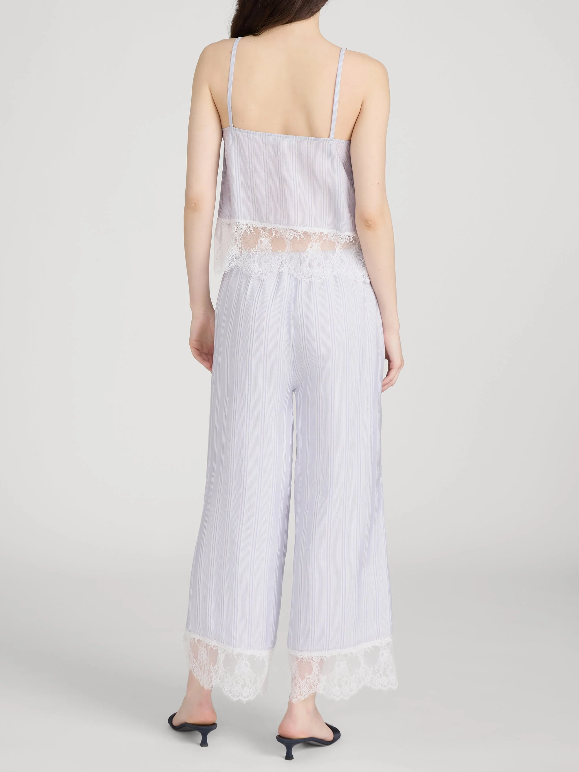 FRAME - The Stripe Lace Lounge Pant - Image 6