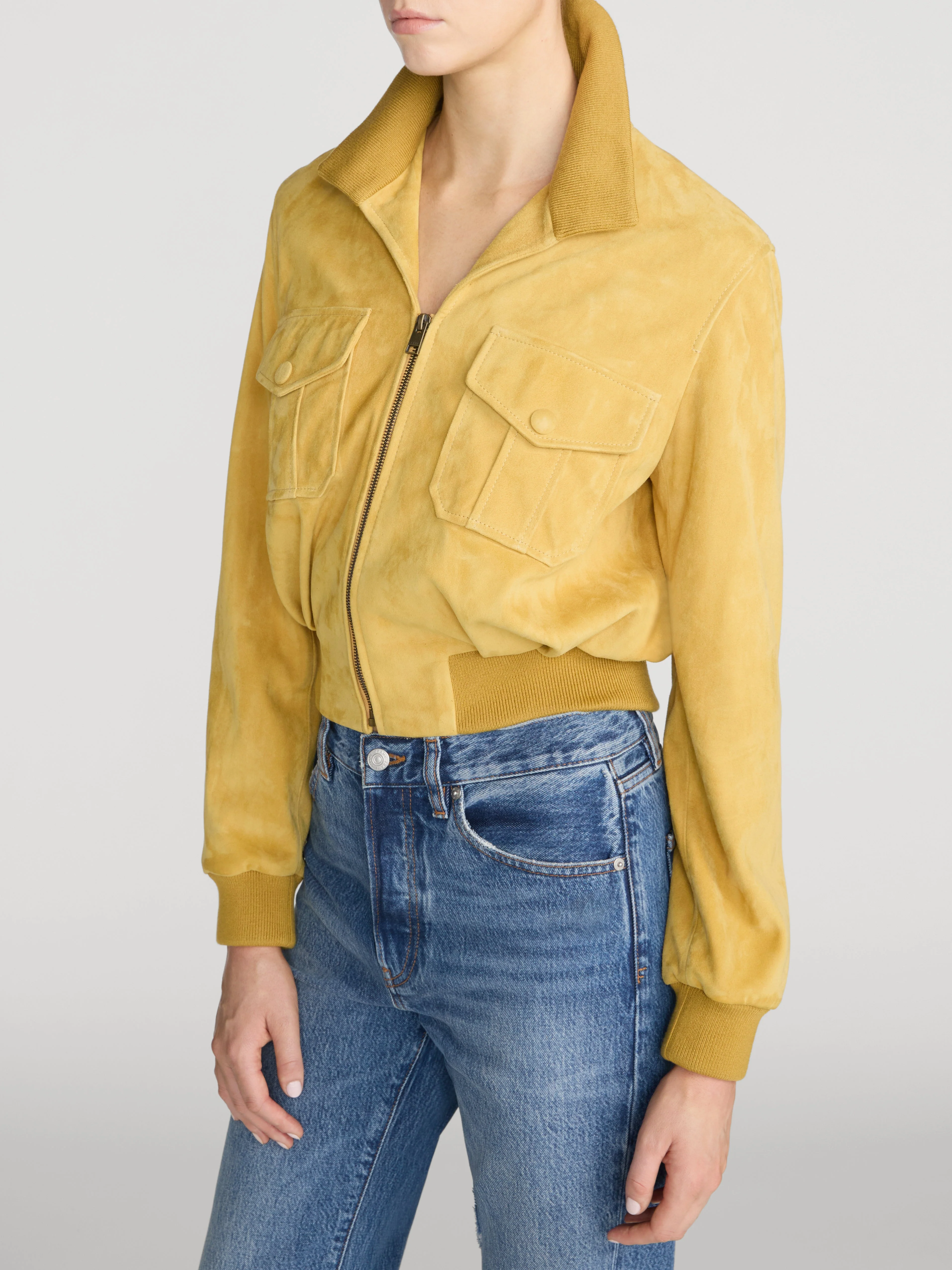 FRAME - The Suede Ace Jacket - Image 4