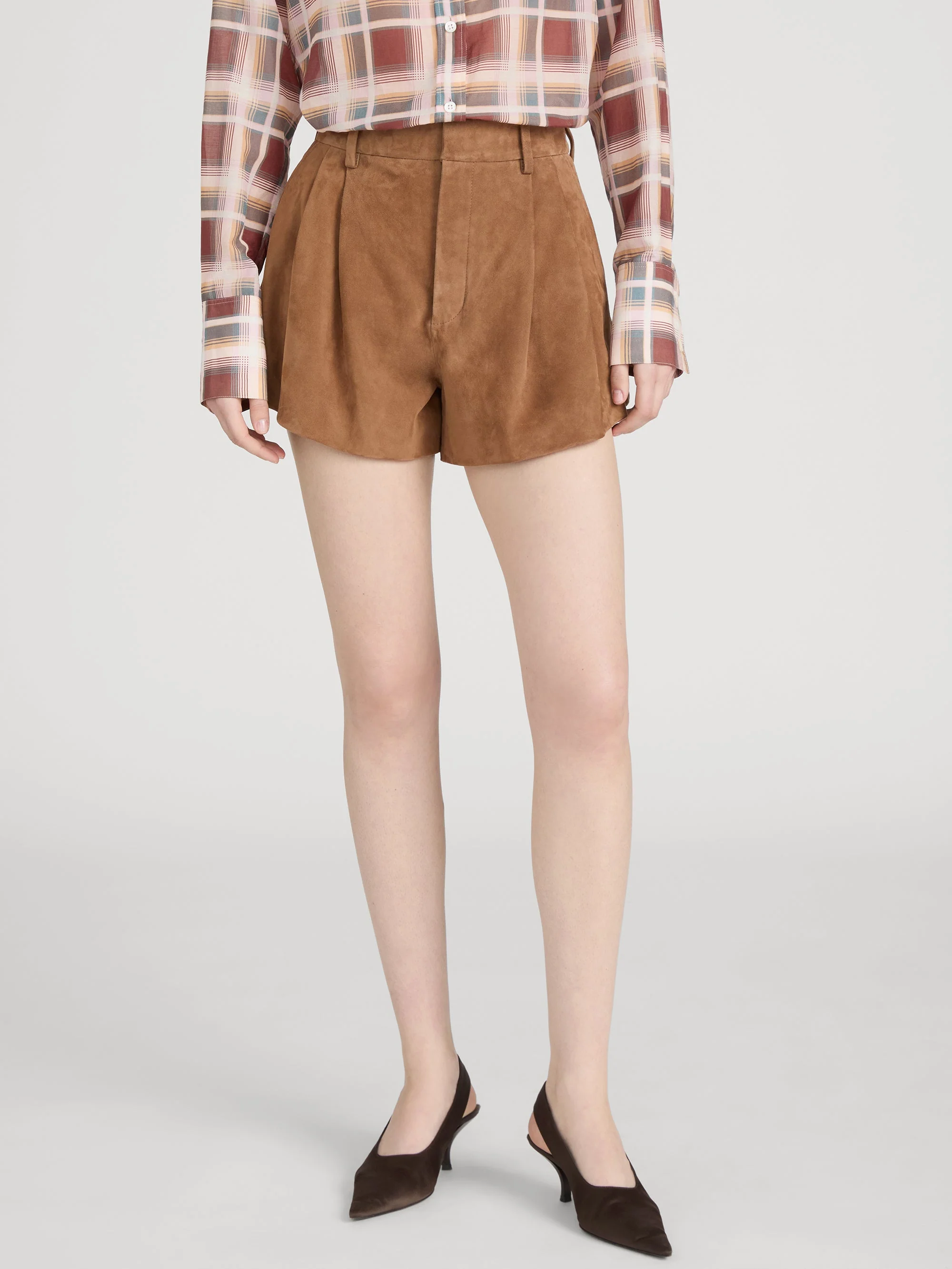 FRAME - The Suede Slant Short - Image 3