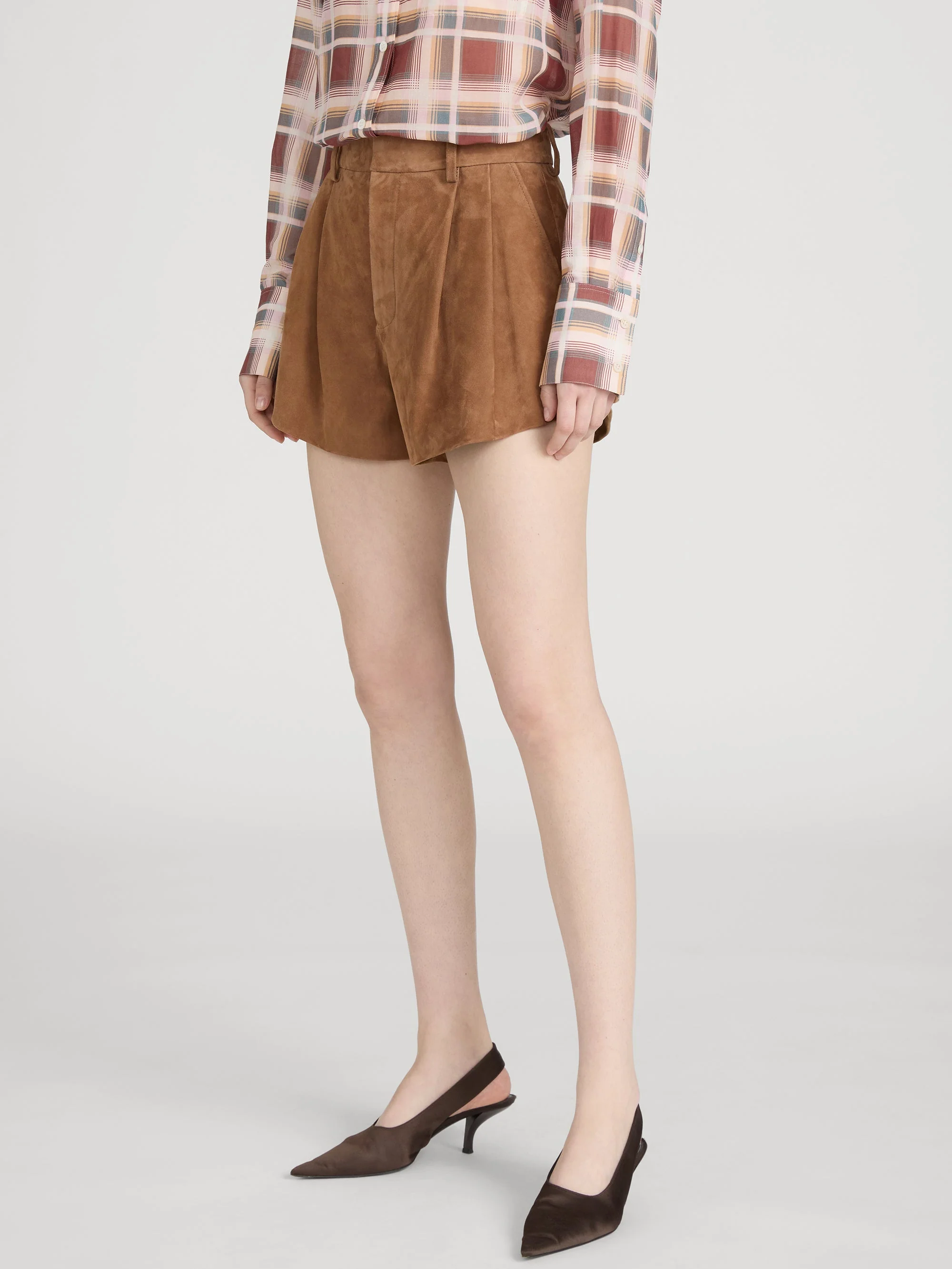 FRAME - The Suede Slant Short - Image 4