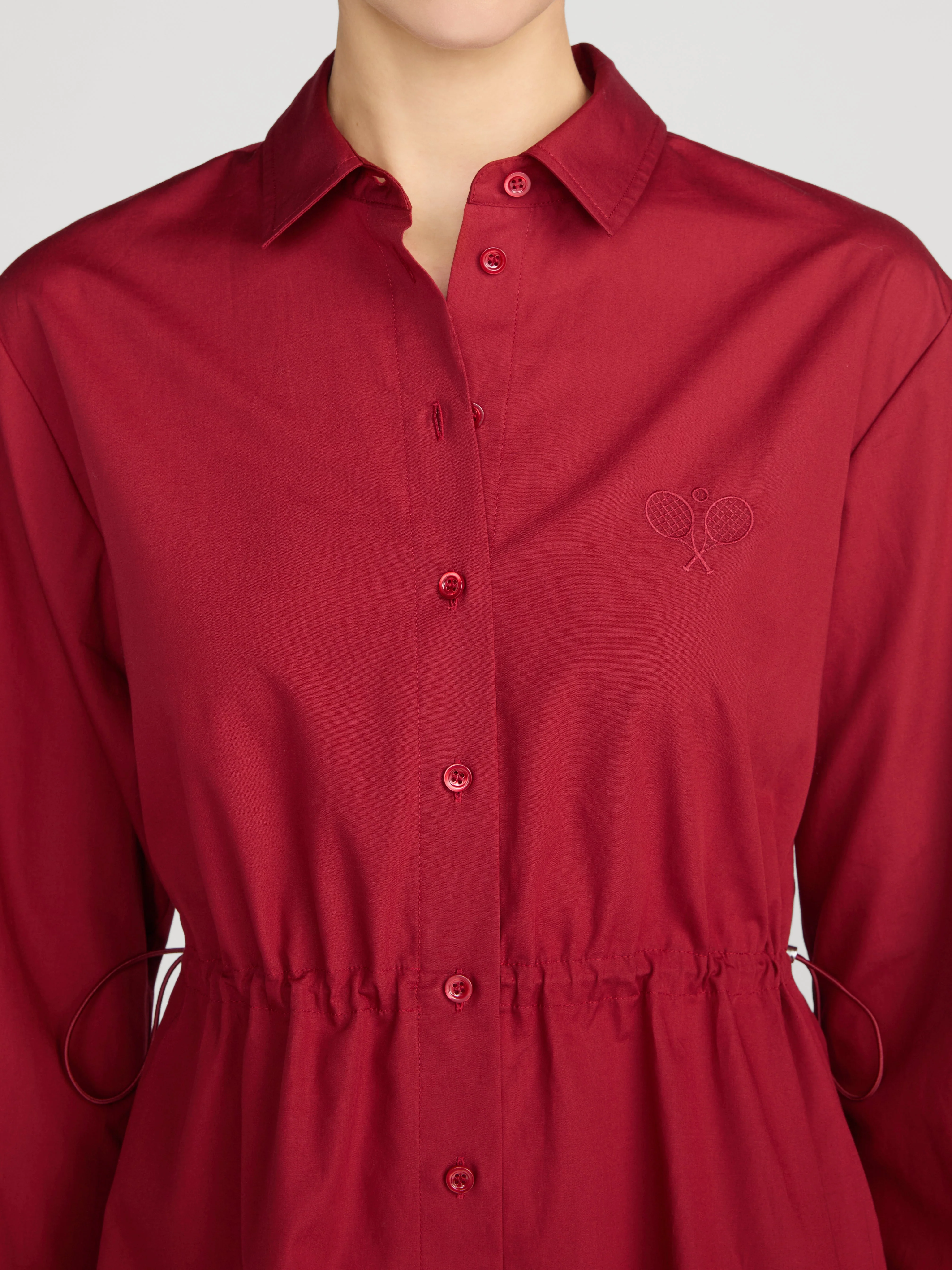 FRAME - The Tennis Shirt Dress - Image 5