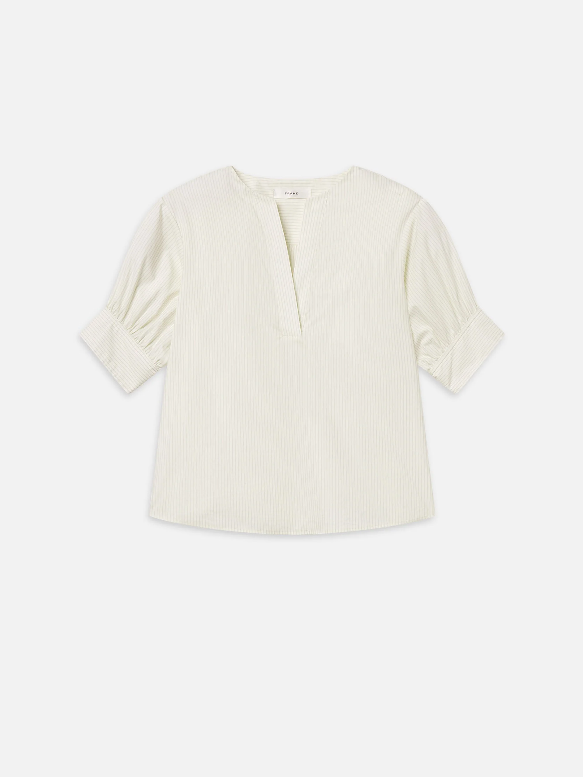 FRAME - The V - Neck Popover Top