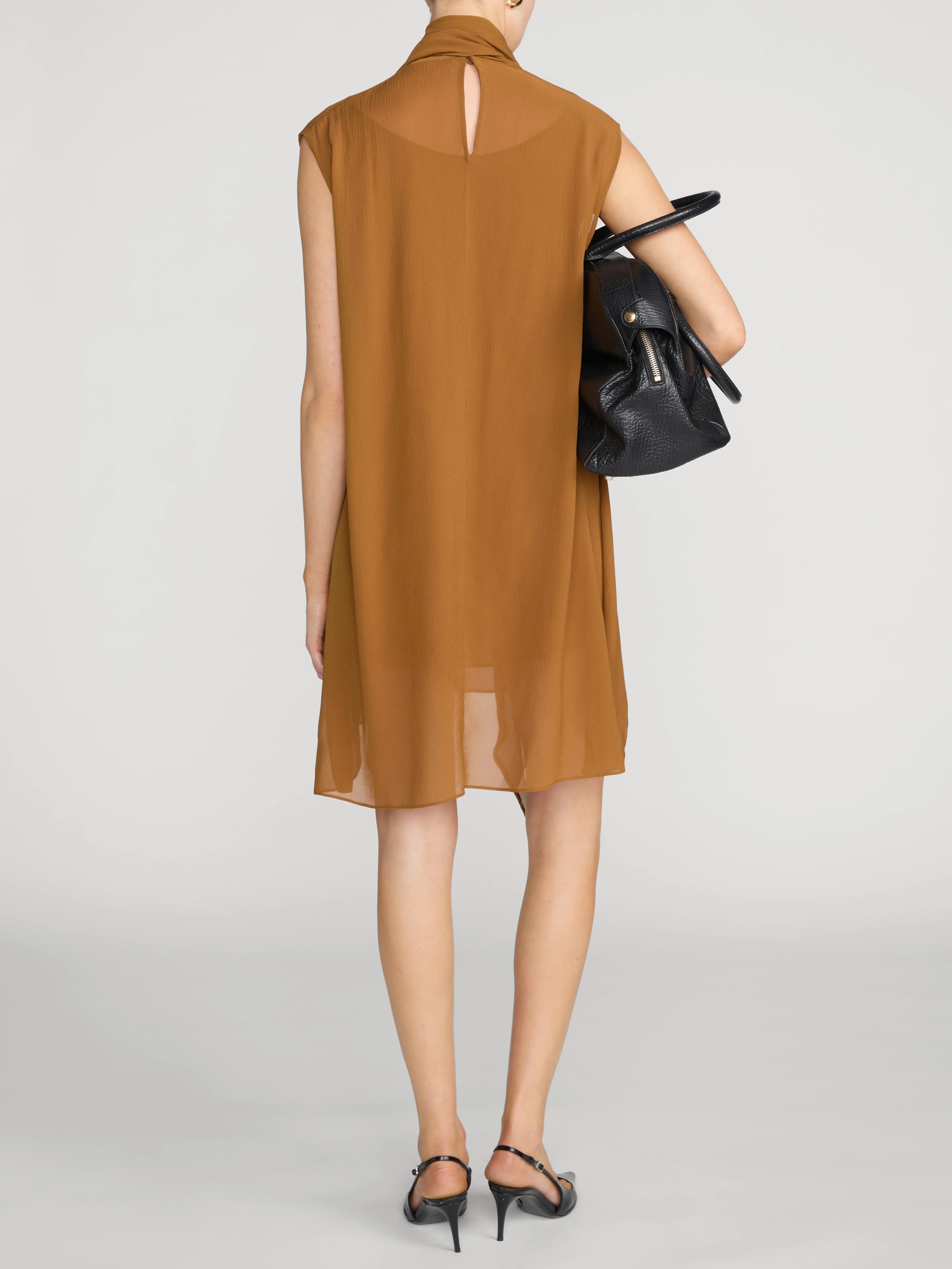 FRAME - The Wisp Tie Dress - Image 5