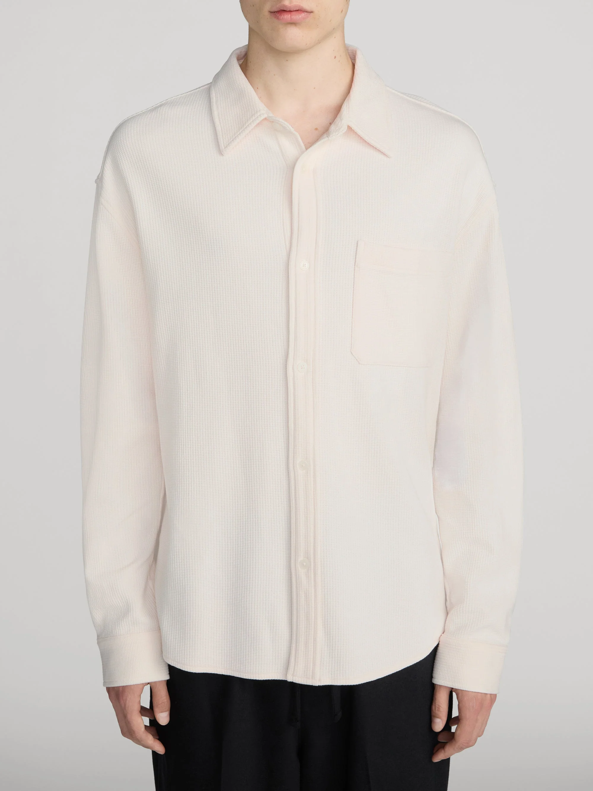 FRAME - Waffle Textured Shirt - Image 3