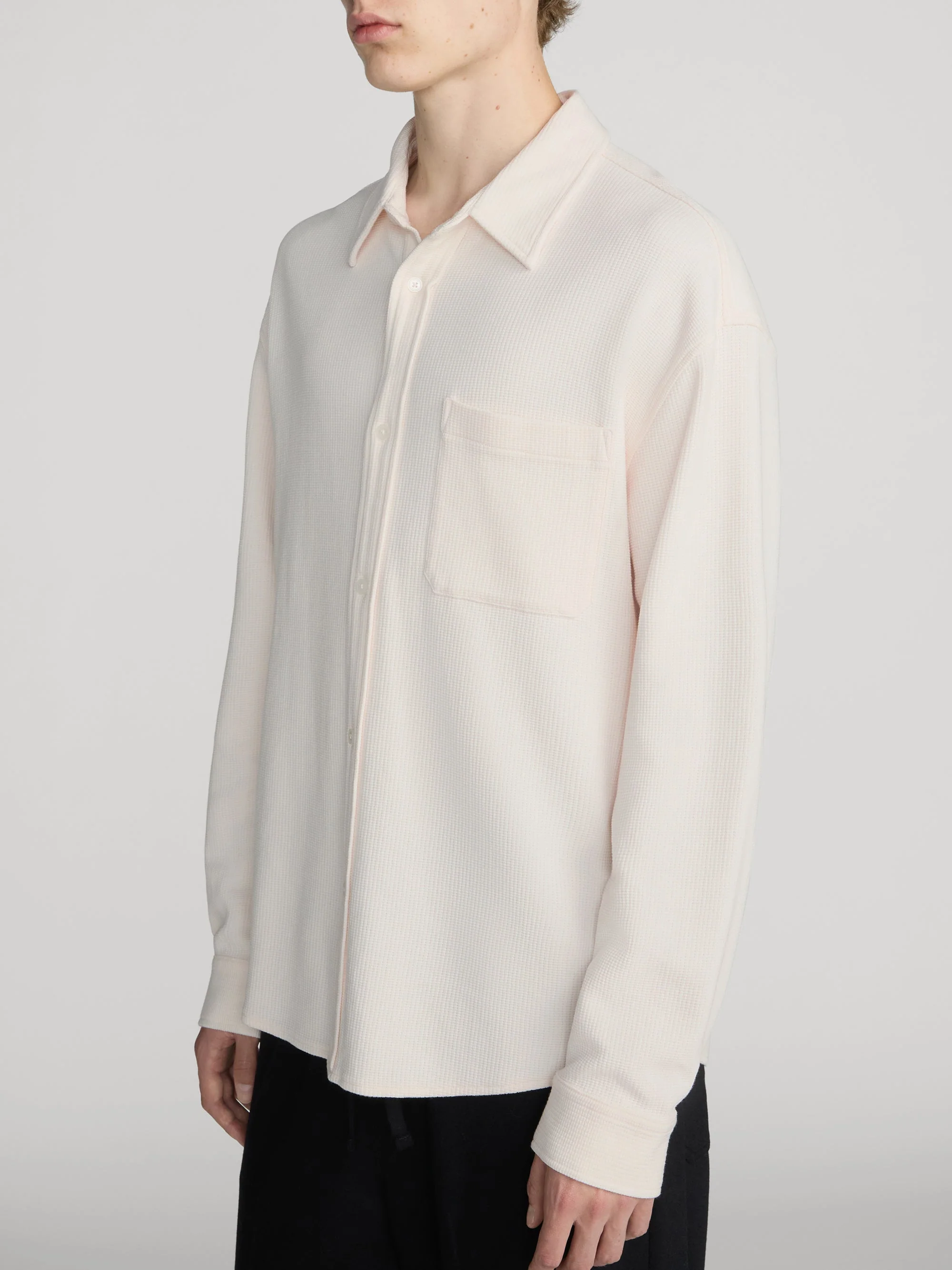 FRAME - Waffle Textured Shirt - Image 4