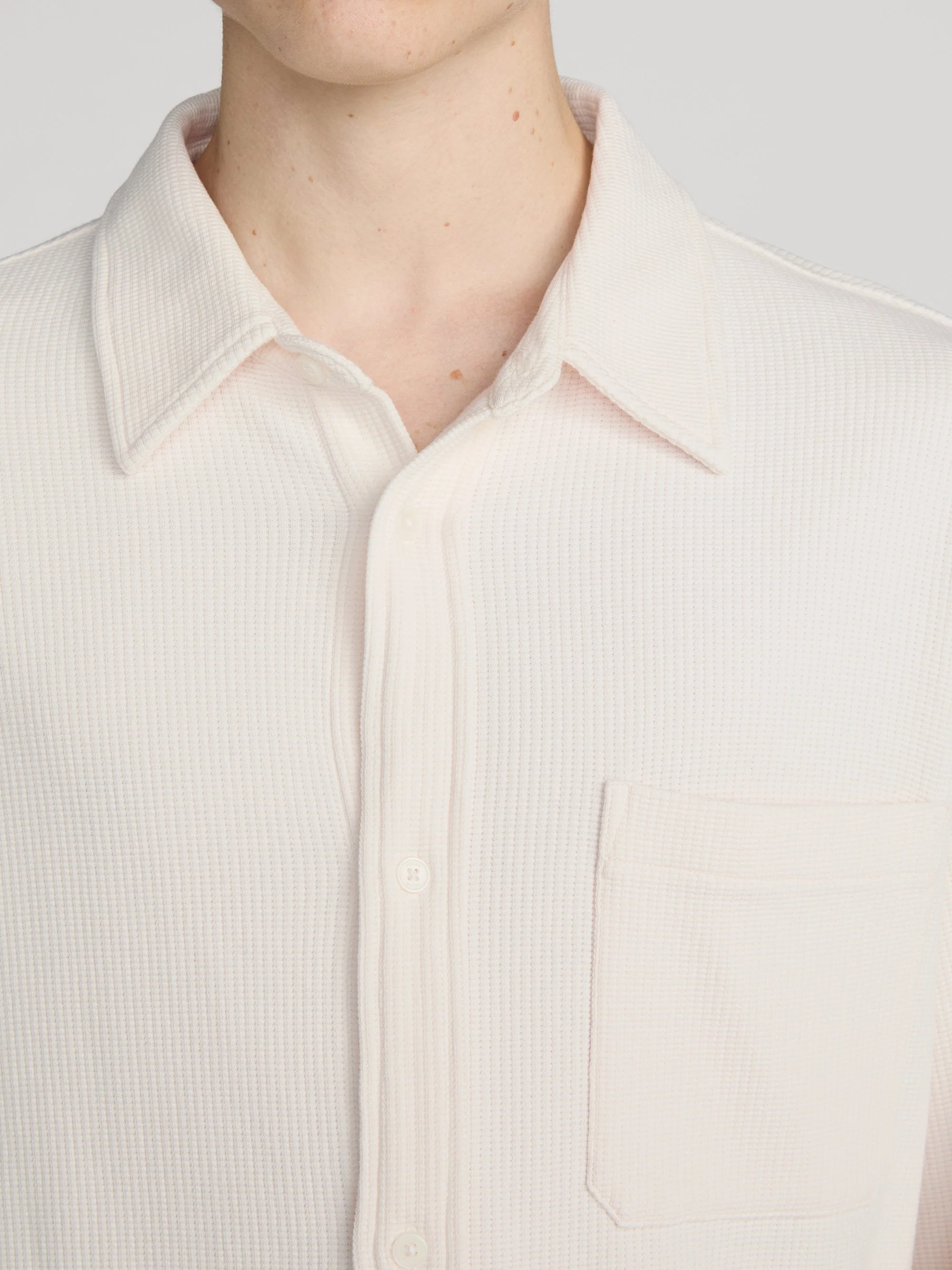 FRAME - Waffle Textured Shirt - Image 5