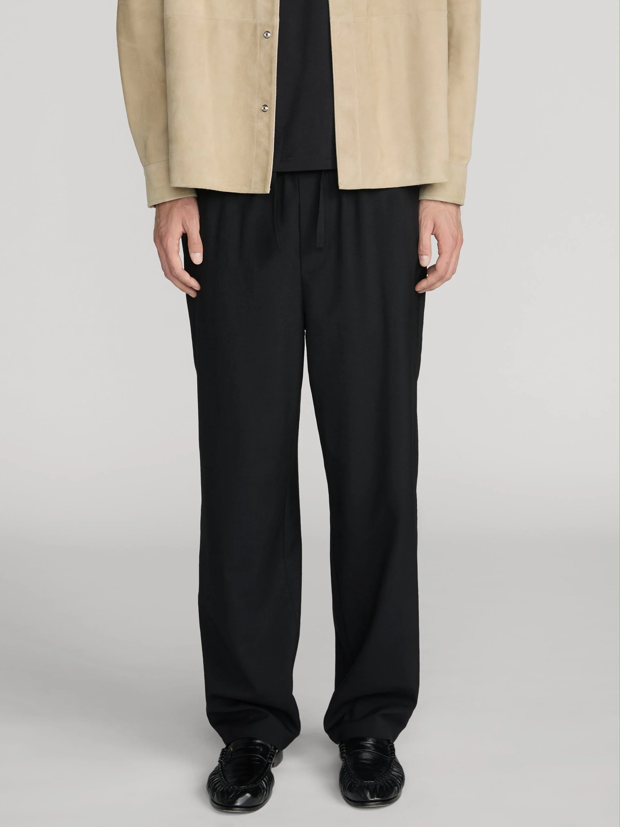 FRAME - Wool Easy Trousers - Image 3