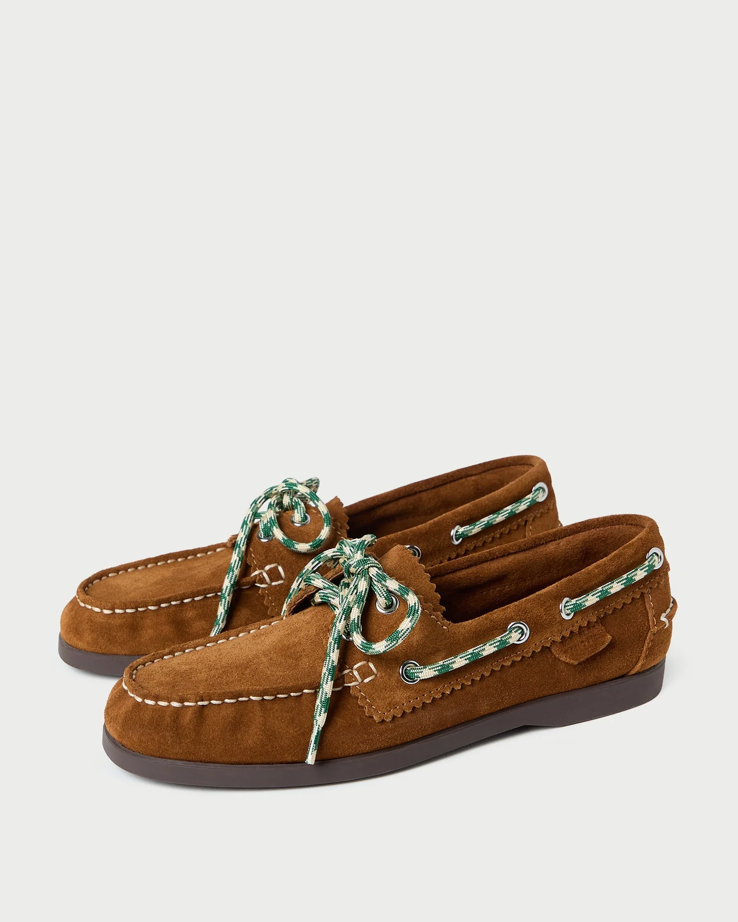 Loeffler Randall - Franco Cacao Suede Boat Shoe - Image 4