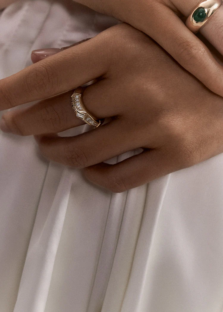 Kinn - Franco Curved Ring Diamond - Image 5