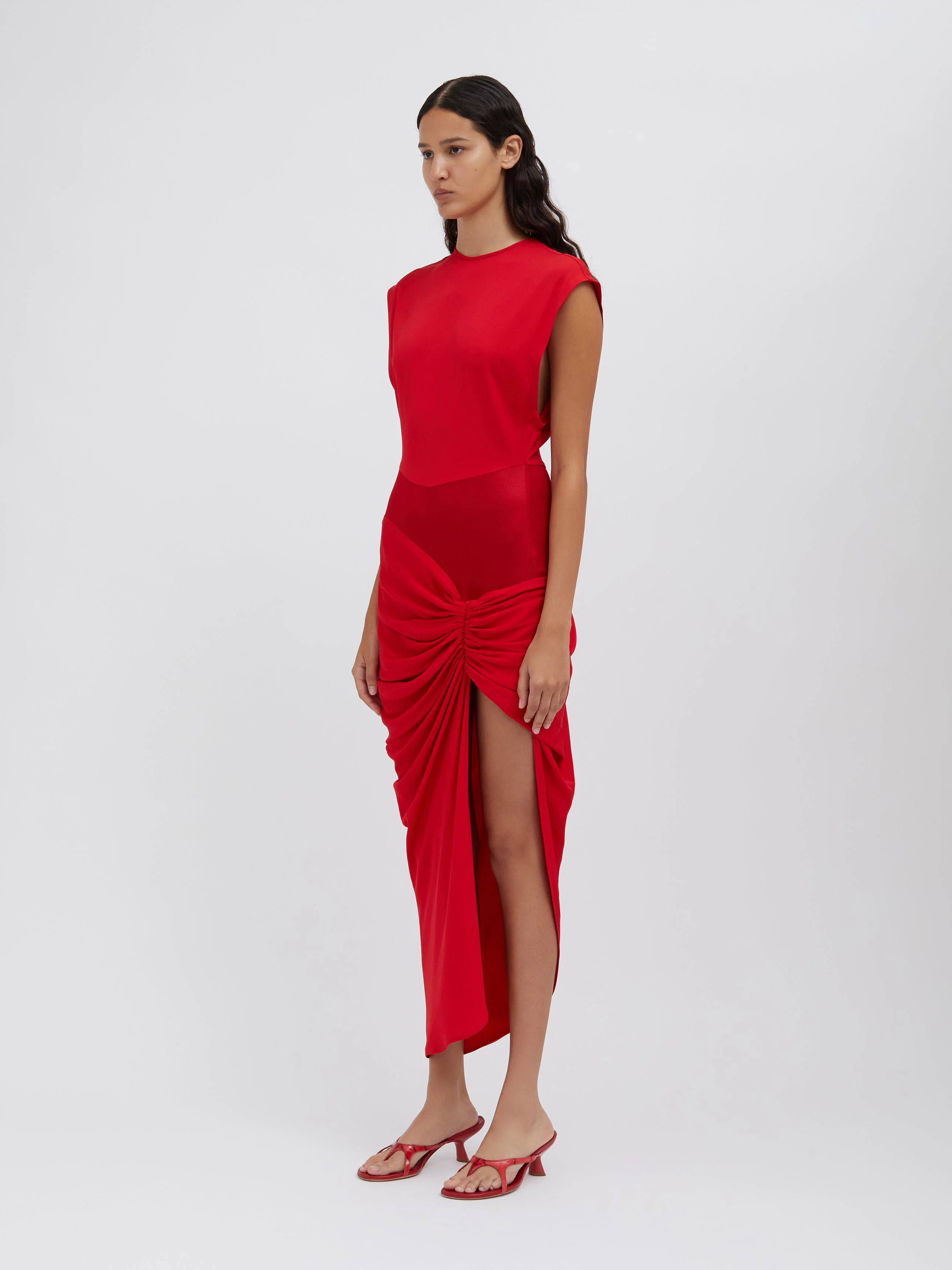 Christopher Esber - Fusion Ruched Micro Dress - Image 3
