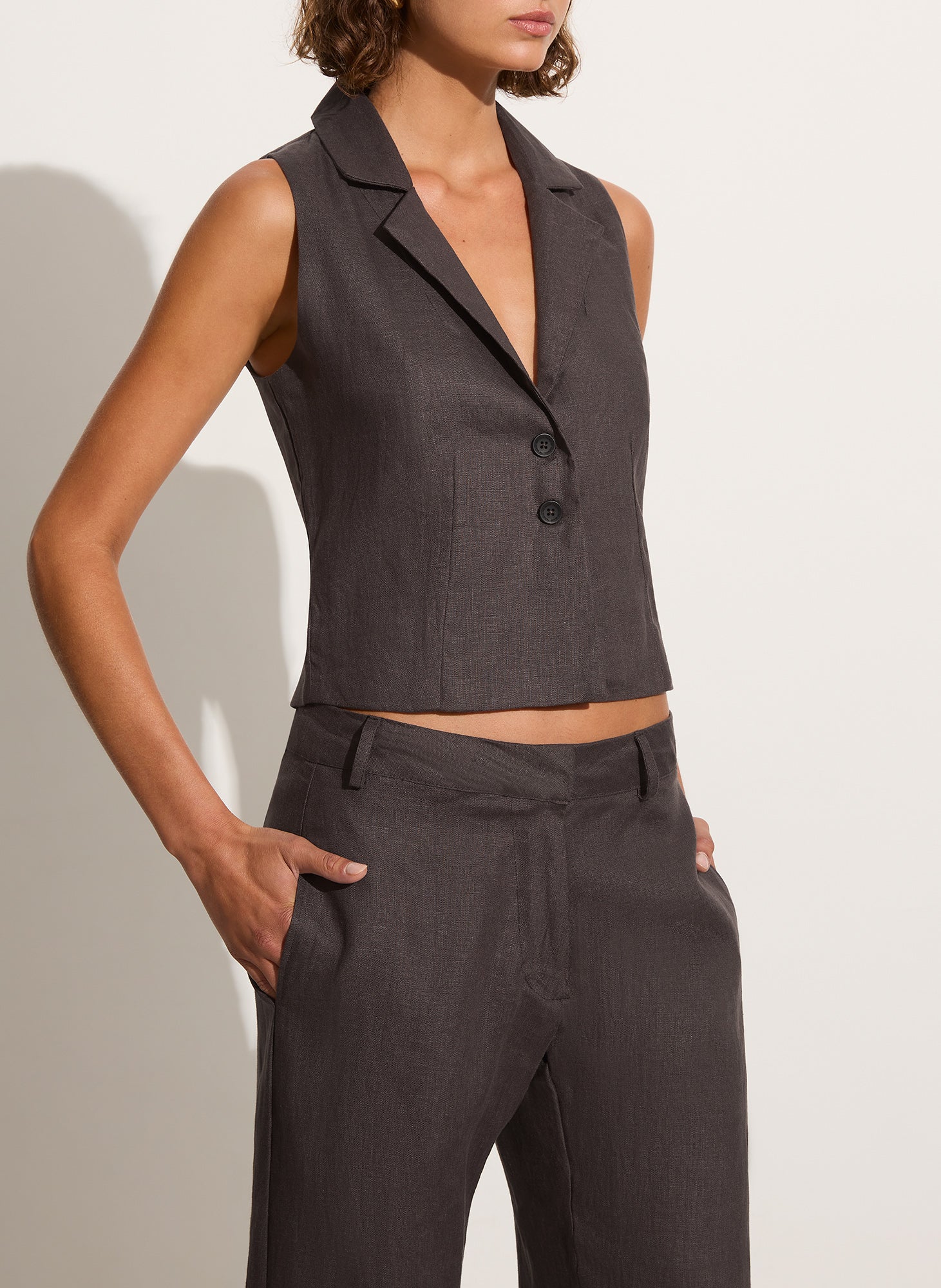 Faithfull - Gabriel Top Charcoal - Final Sale - Image 2