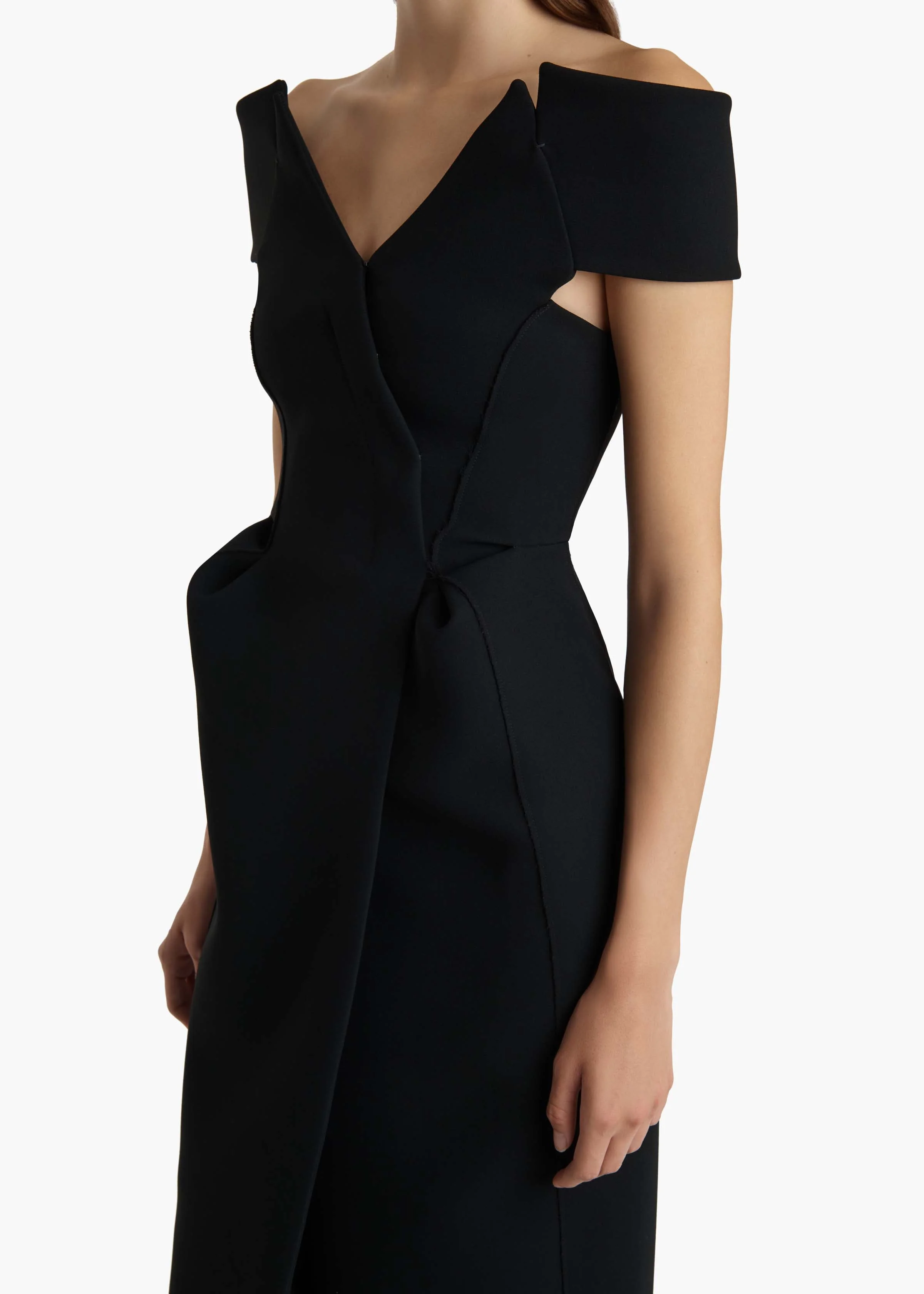Khaite - Gene Dress in Black - Image 5