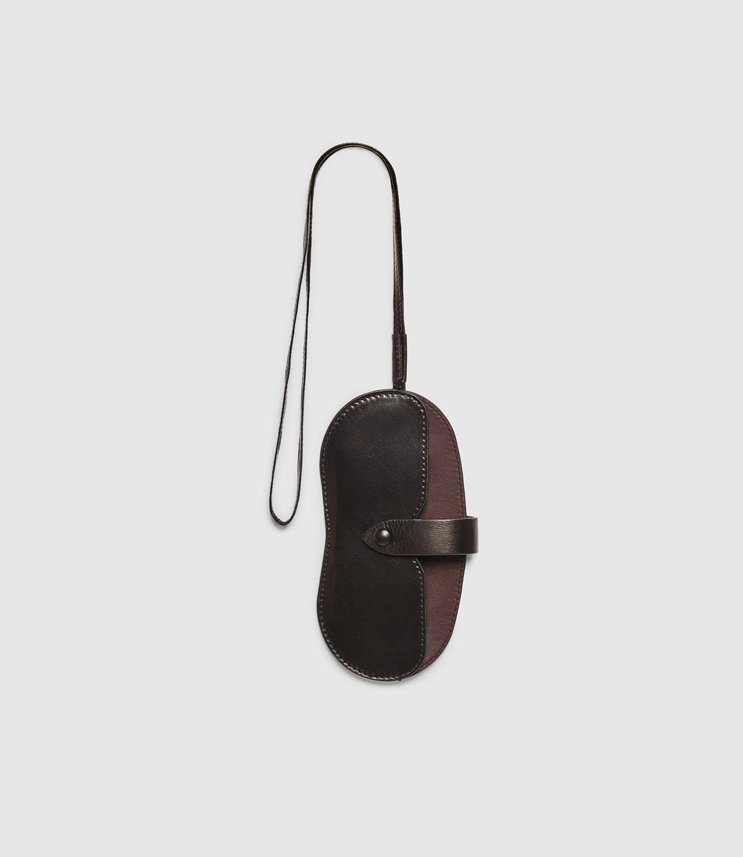 Metier - Glasses Case With Strap Buttery Nappa Black