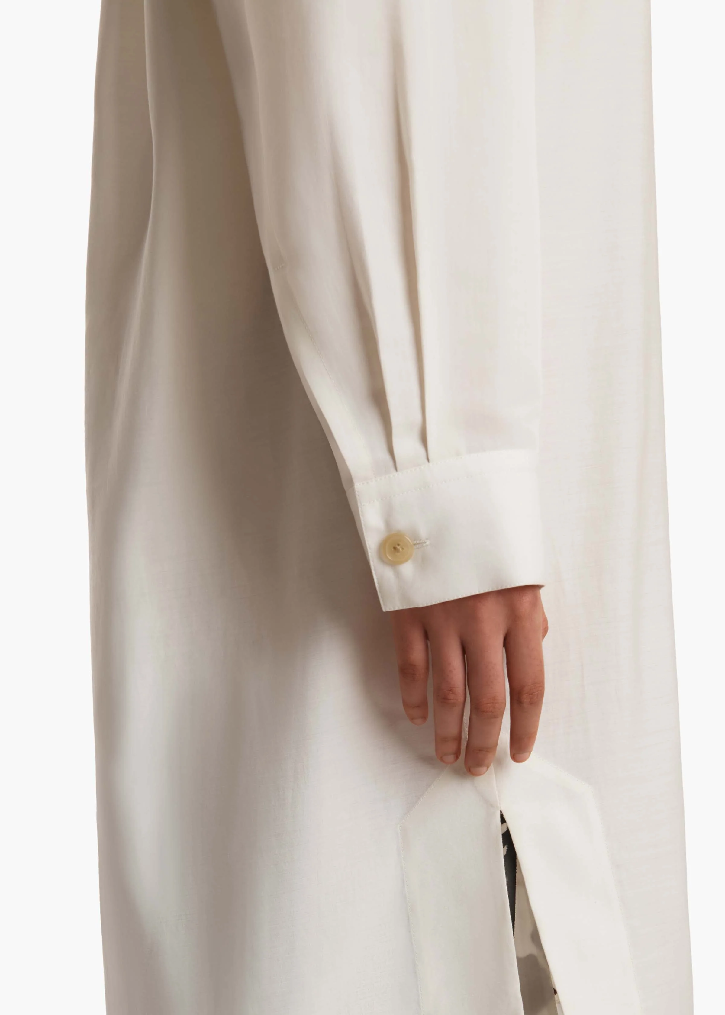 Khaite - Gloria Dress in Cream and Red - Image 14