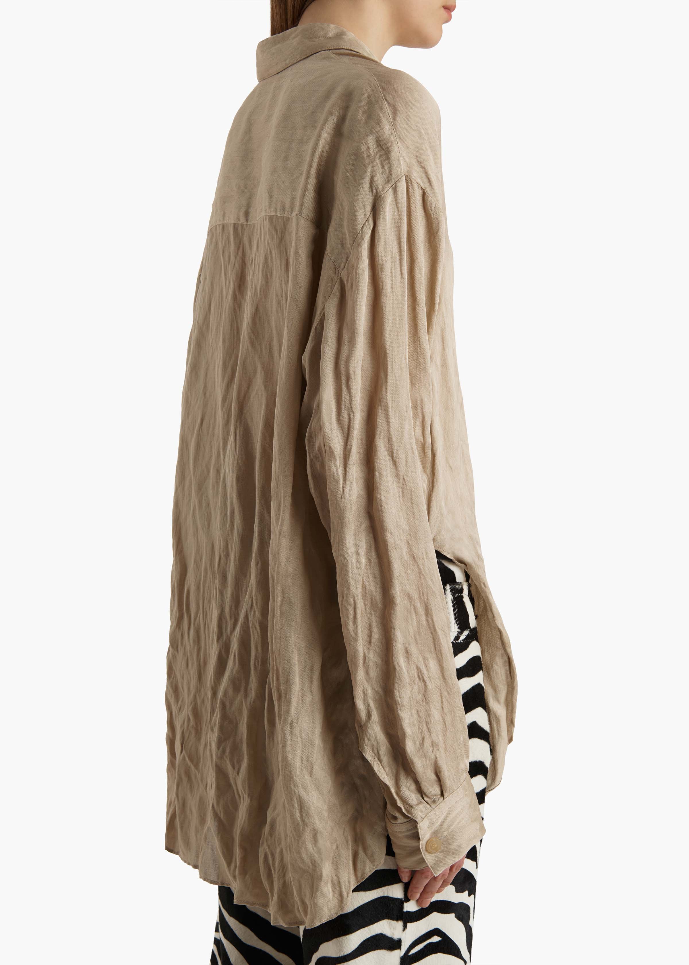 Khaite - Goya Top in Tea Stain - Image 6