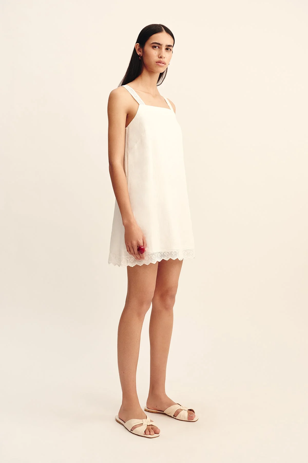 Posse - GRACE MINI DRESS - VINTAGE WHITE - Image 8