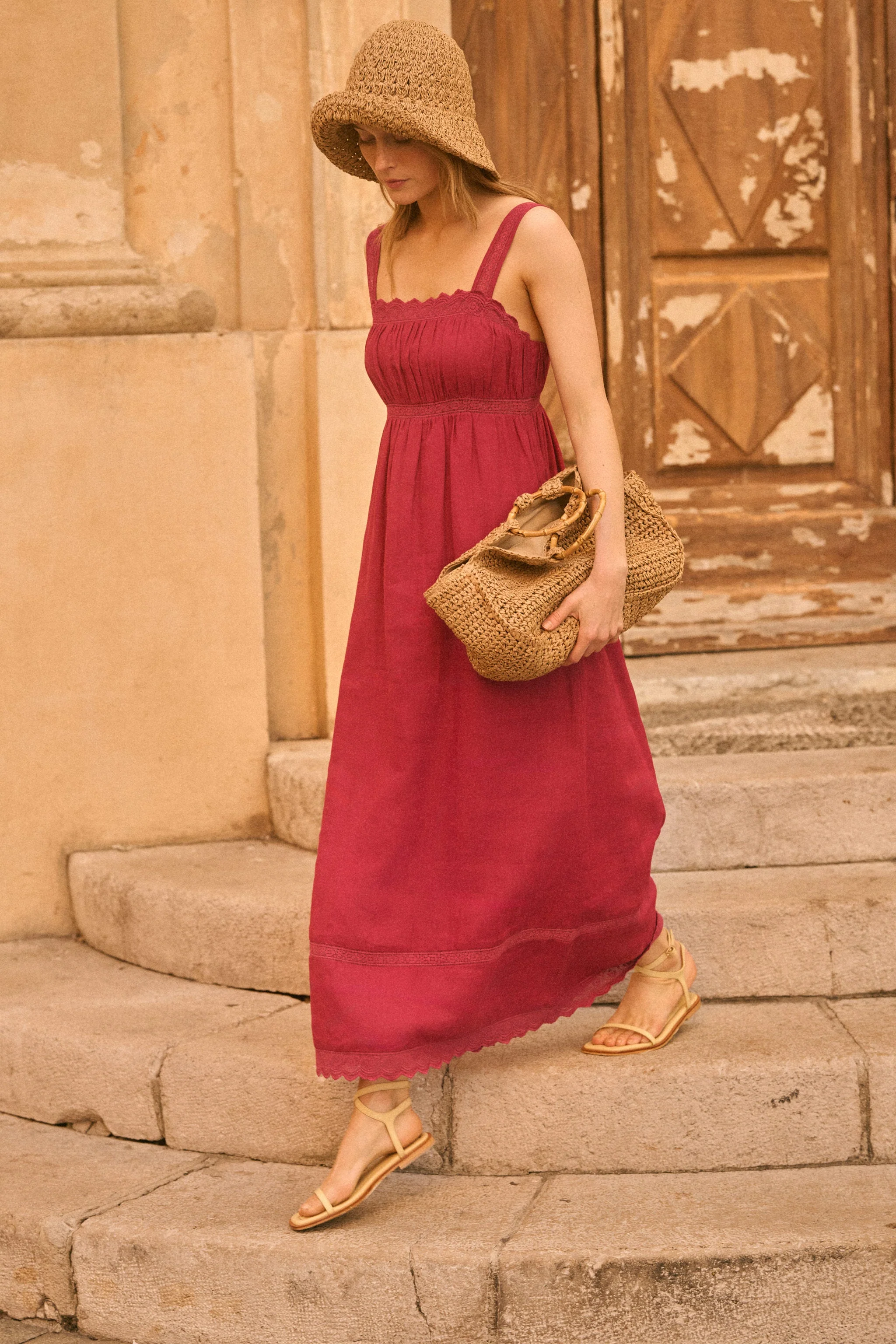 Posse - GRACE SHIFT DRESS - DRAGON FRUIT - Image 2