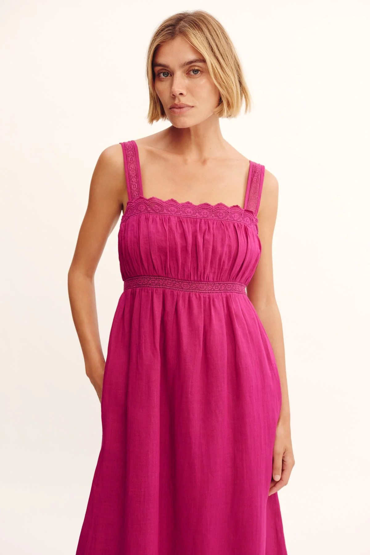 Posse - GRACE SHIFT DRESS - DRAGON FRUIT - Image 6