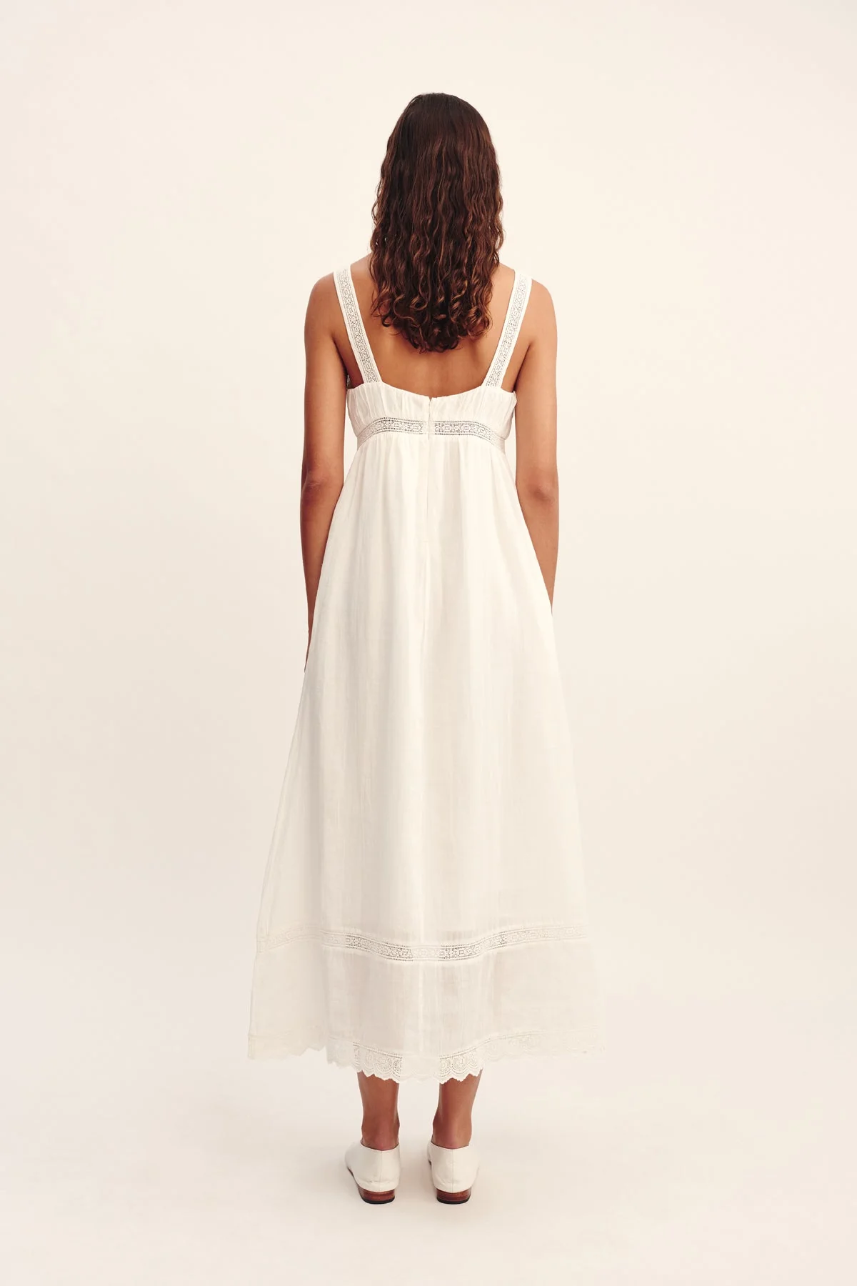 Posse - GRACE SHIFT DRESS - VINTAGE WHITE - Image 10