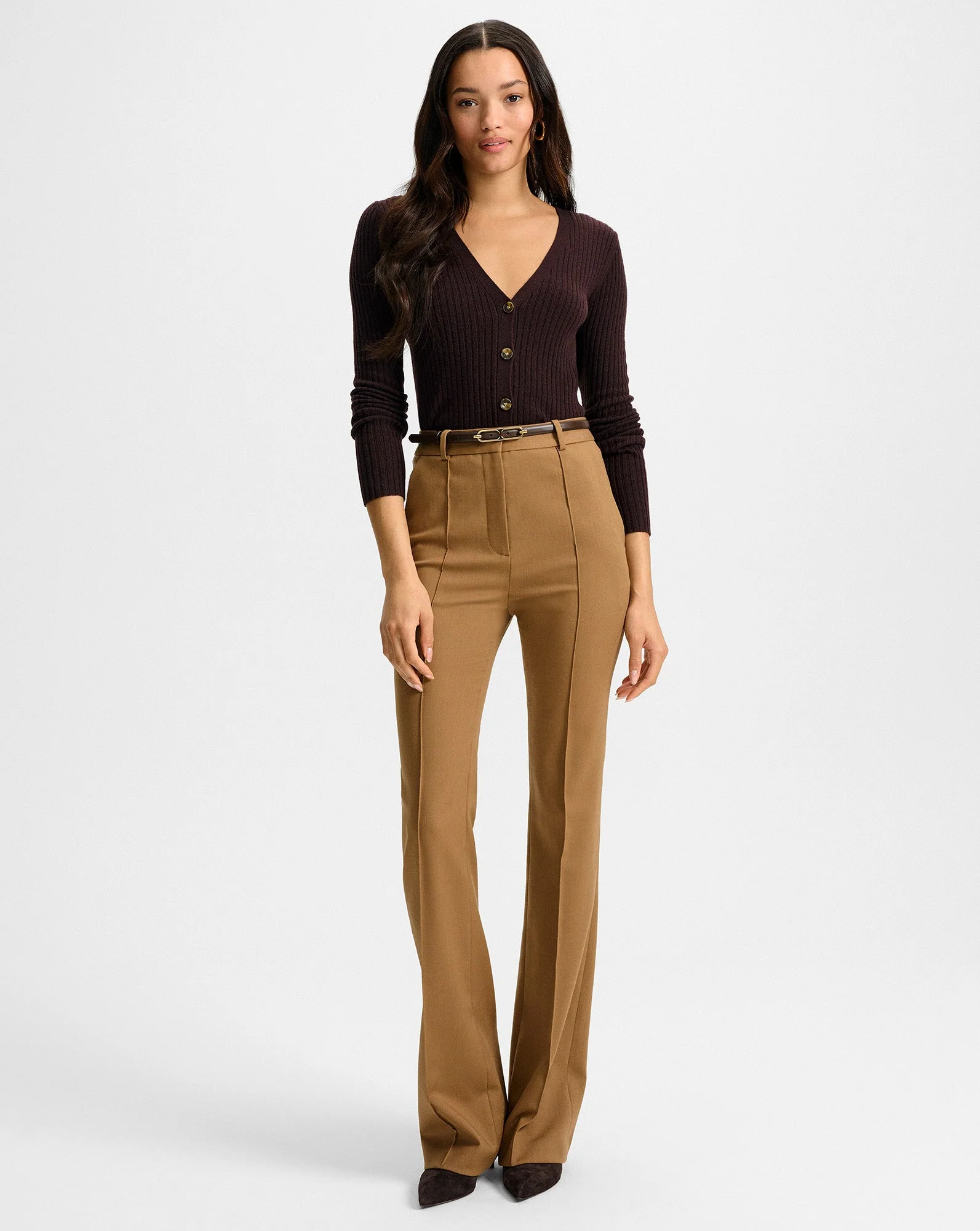 Veronica Beard - Gracie Belted Flare Pant