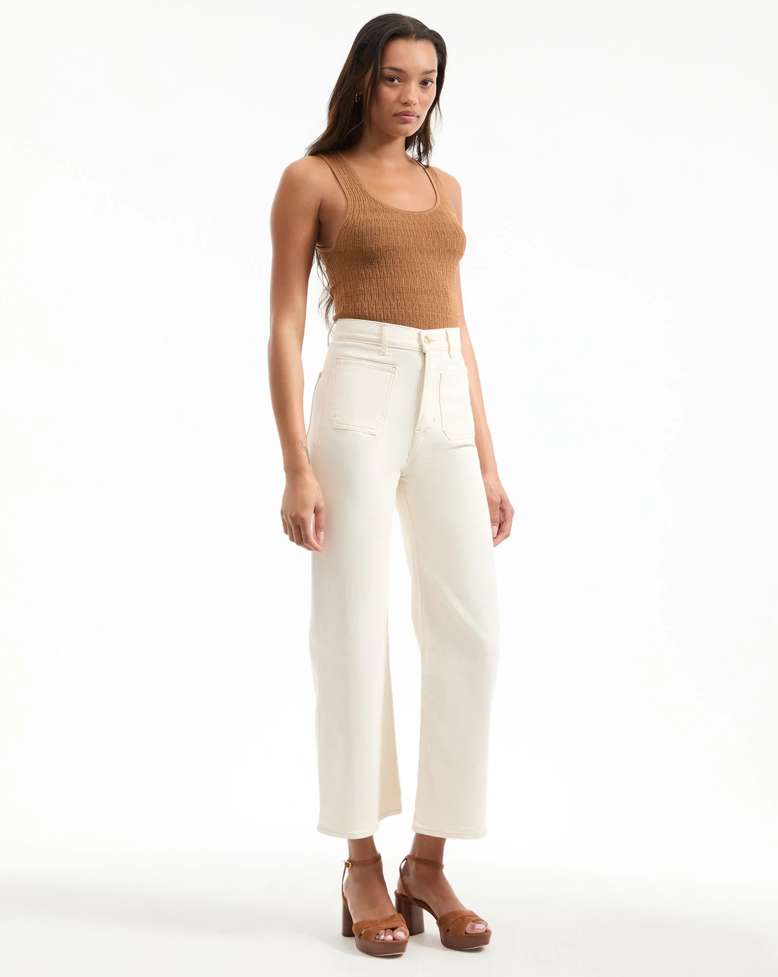 Veronica Beard - Grant Wide - Leg Jean - Image 3