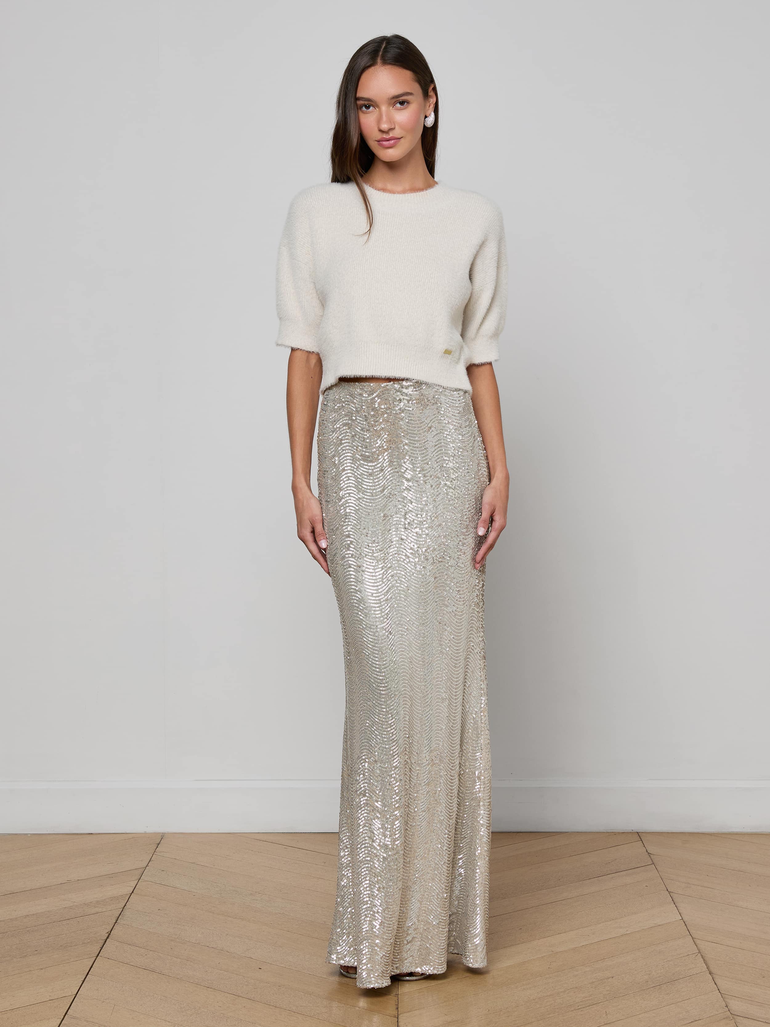 L'AGENCE - Guinevere Cropped Pullover - Image 10