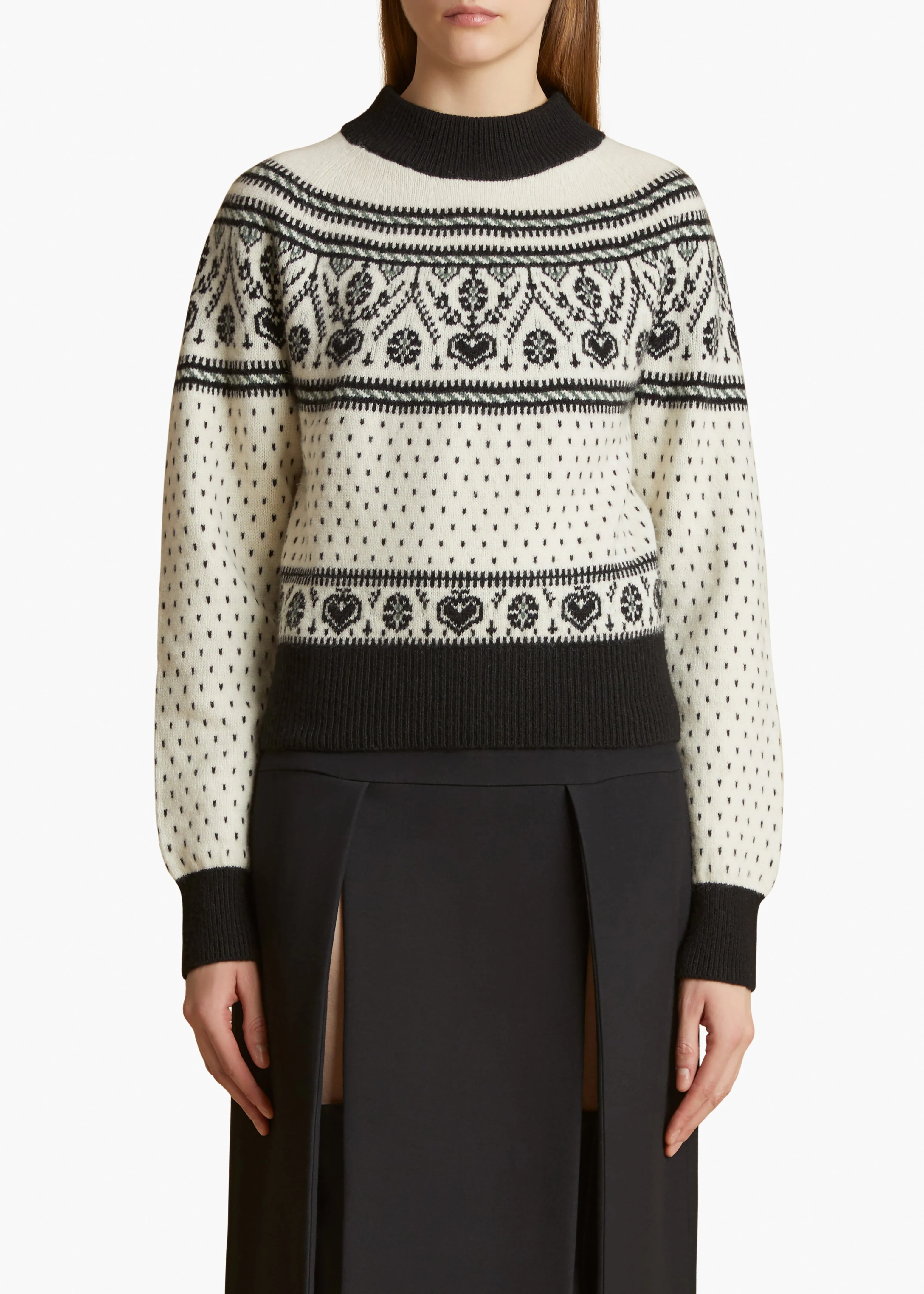 Khaite - Guy Sweater in Neutral Multi - Image 3