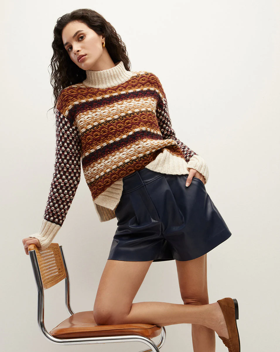 Veronica Beard - Haina Vegan Leather Short - Image 4