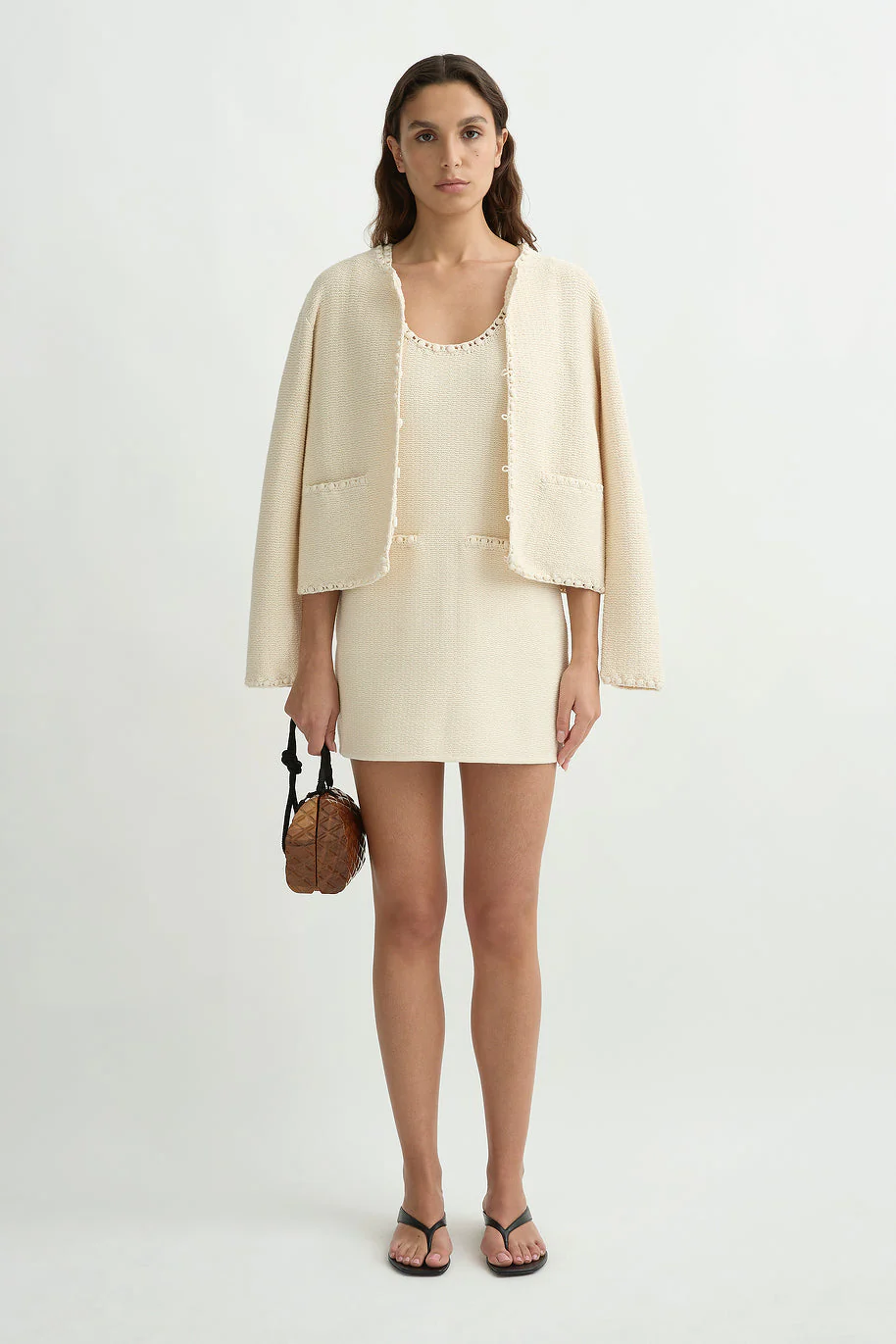Posse - HARLAN MINI DRESS - CREAM - Image 6