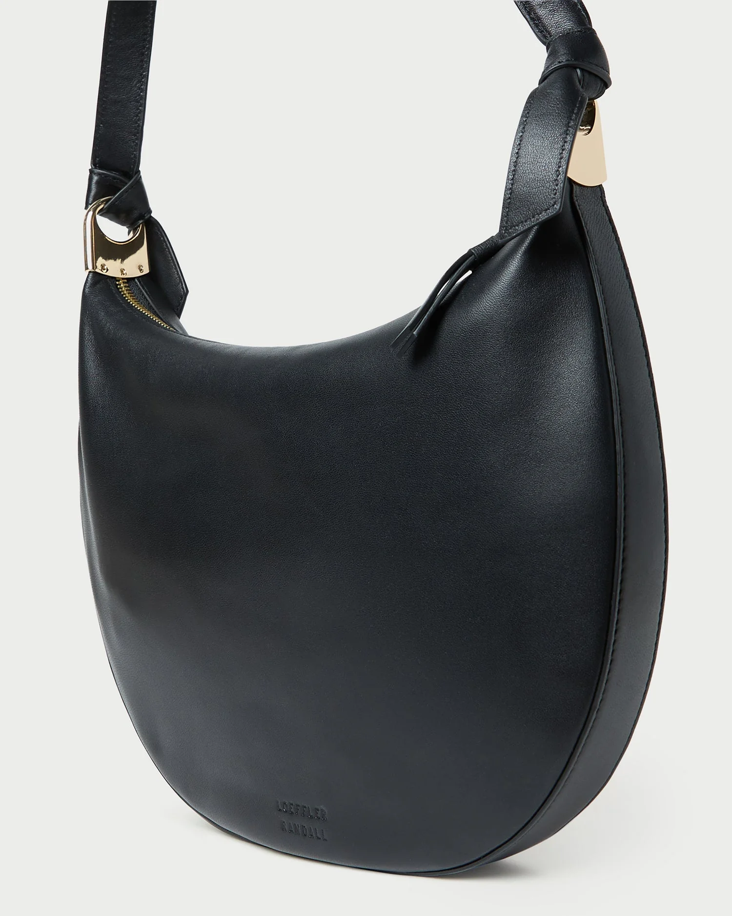Loeffler Randall - Harlow Black Leather Shoulder Bag - Image 3