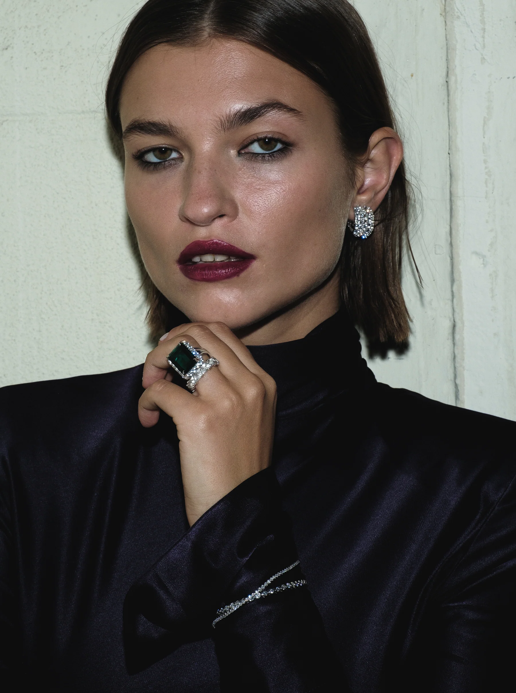 Dorsey - HASTINGS, LAB EMERALD RING, GOLD - Image 3