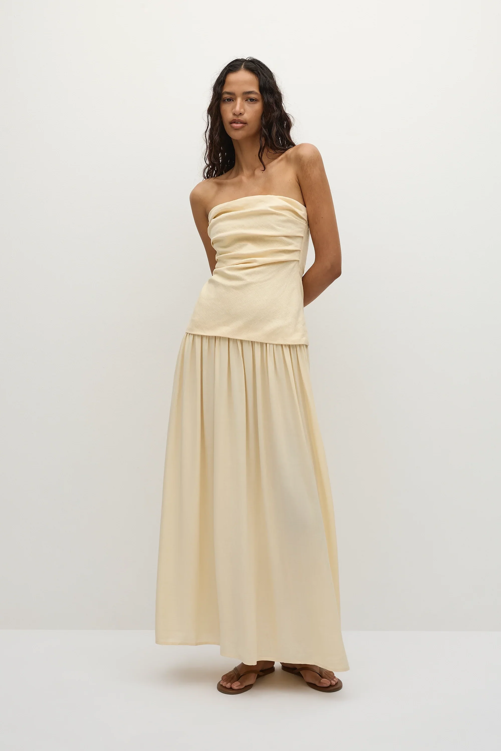 Faithfull - Hedy Maxi Dress Butter - Final Sale