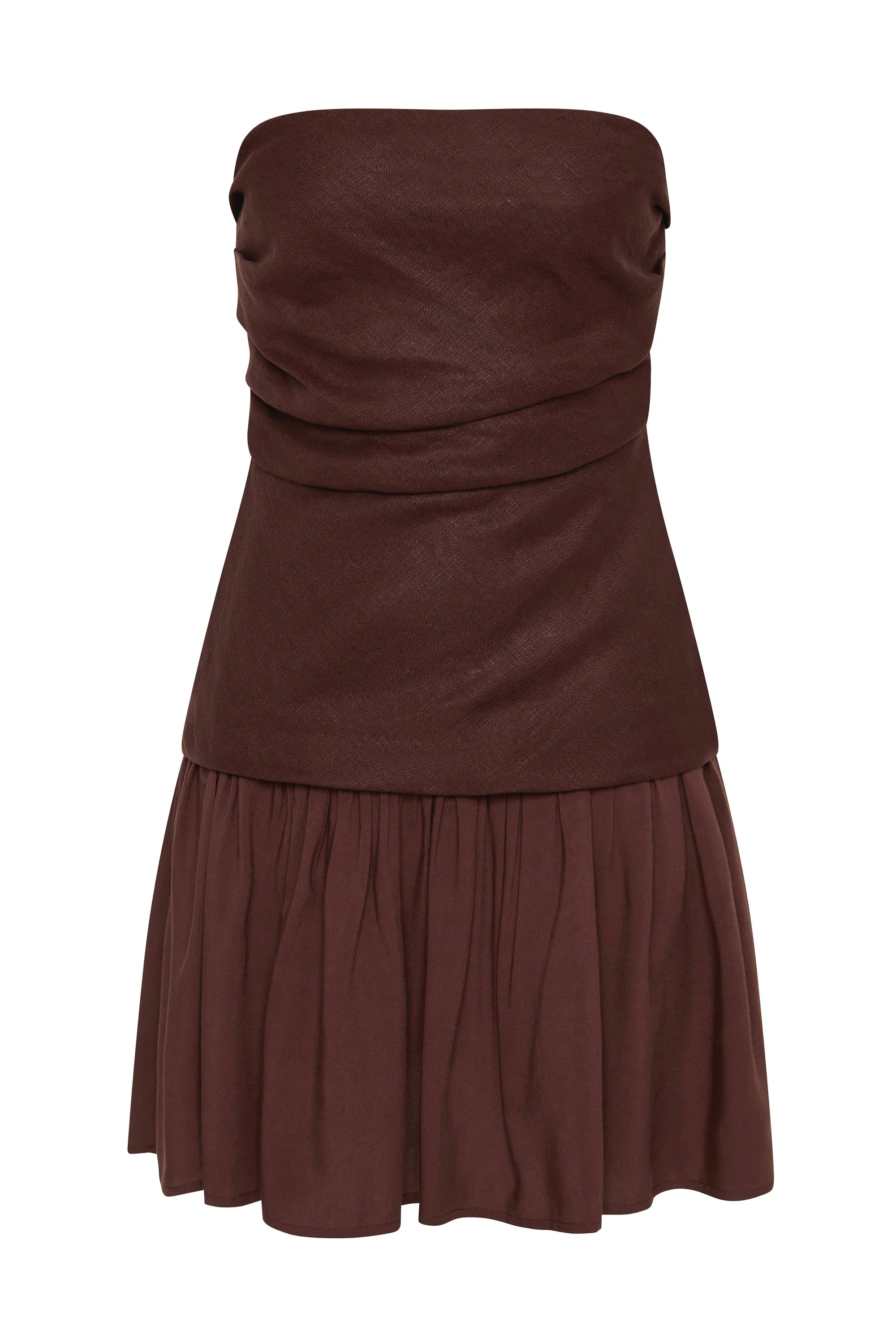 Faithfull - Hedy Mini Dress Carob - Image 6