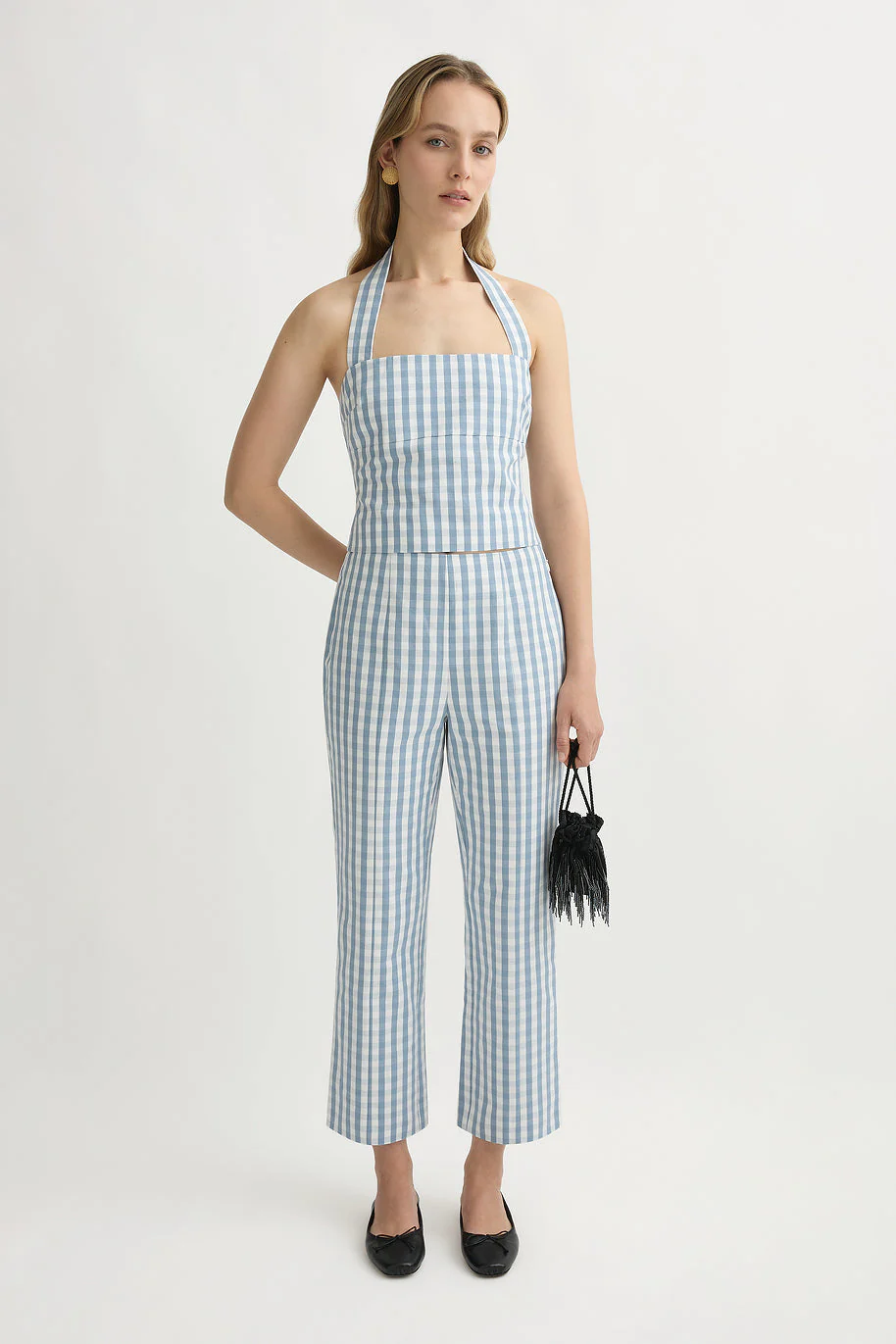 Posse - HEIDI TOP - BLUE GINGHAM - Image 2
