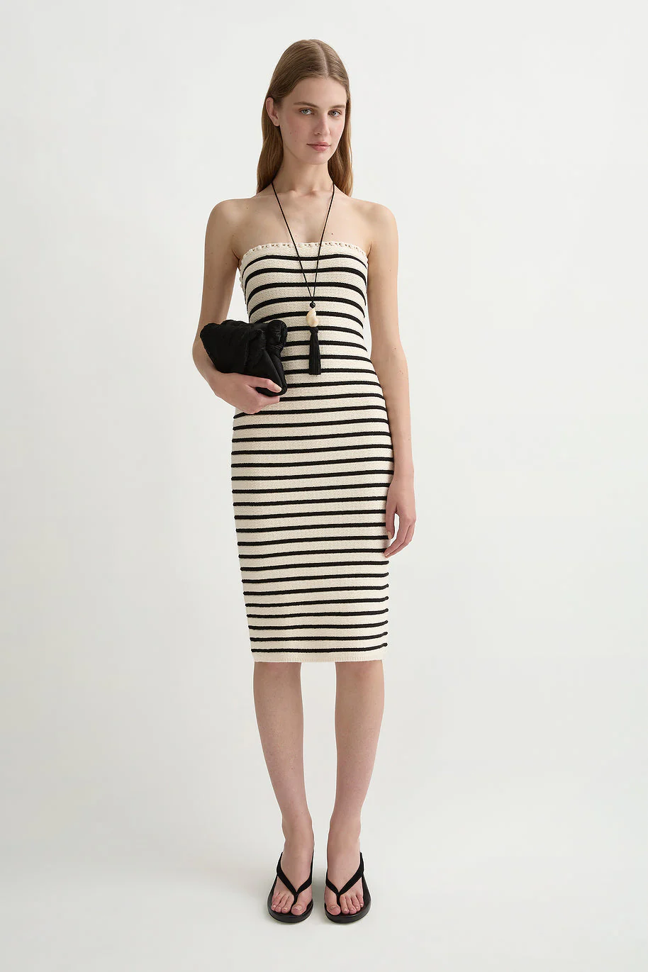 Posse - HENRY DRESS - CREAM & BLACK - Image 6