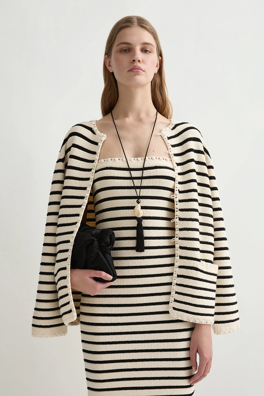 Posse - HENRY DRESS - CREAM & BLACK - Image 7