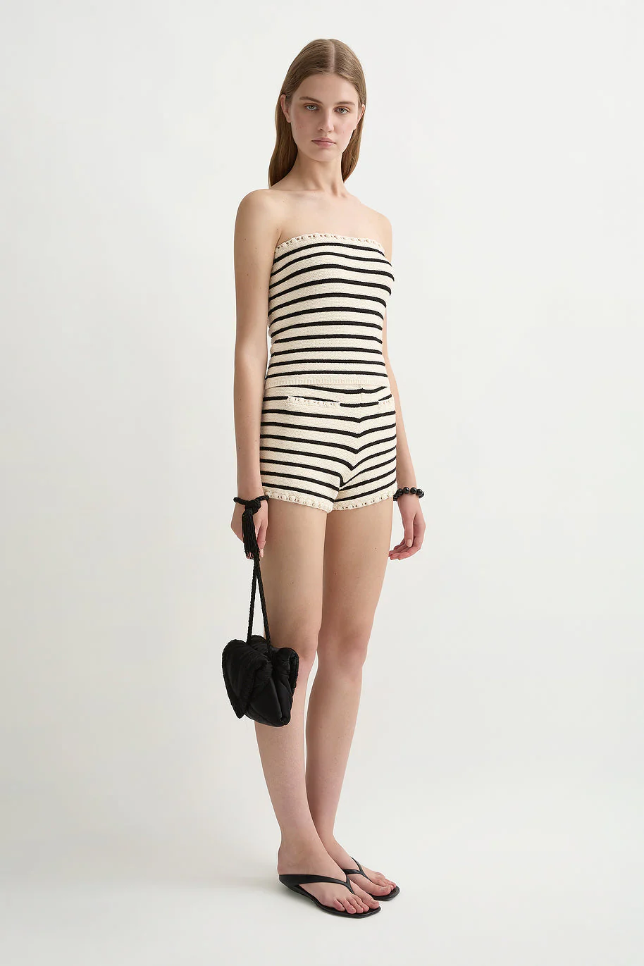 Posse - HENRY SHORT - CREAM & BLACK - Image 3