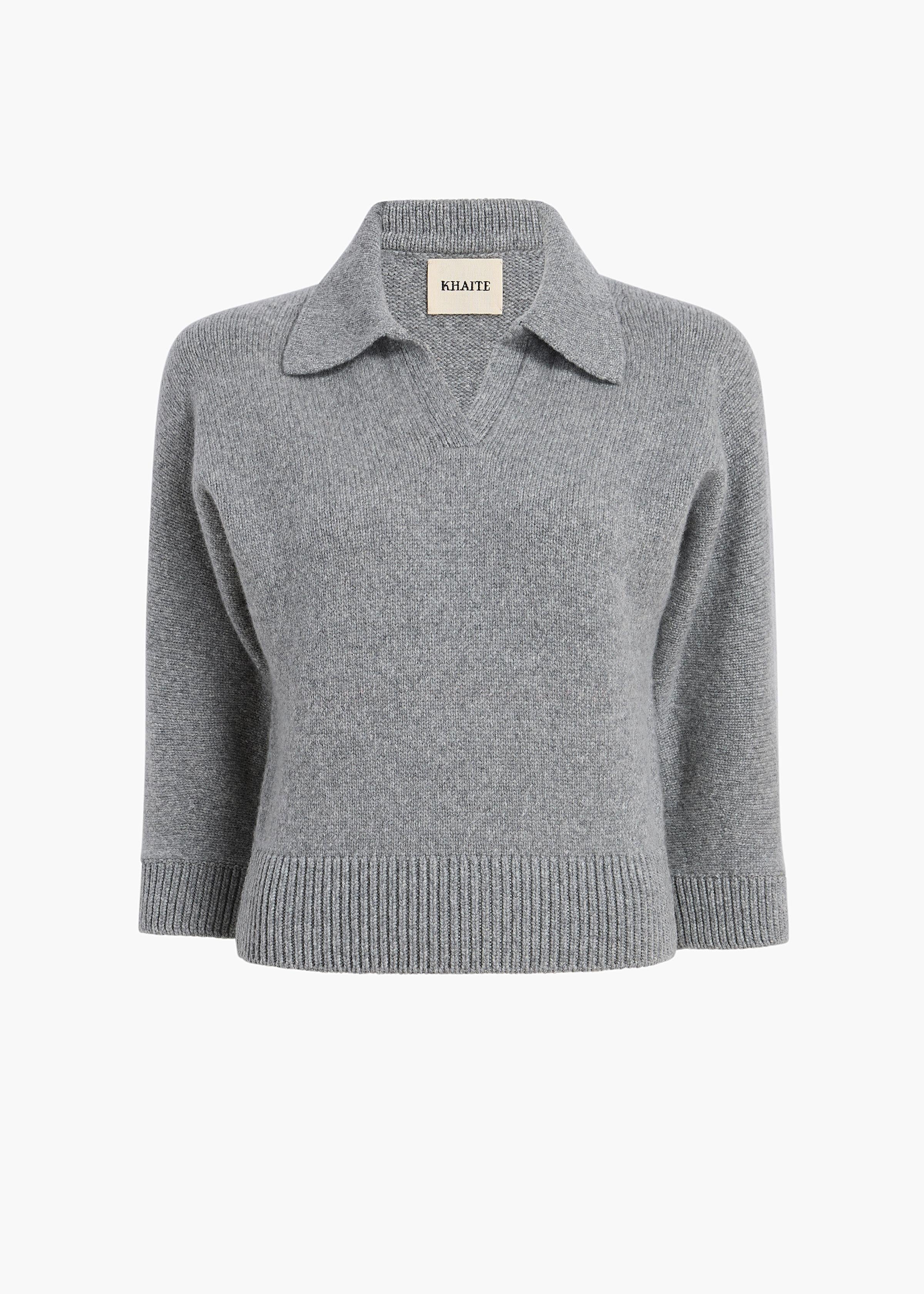 Khaite - Herve Sweater in Fog