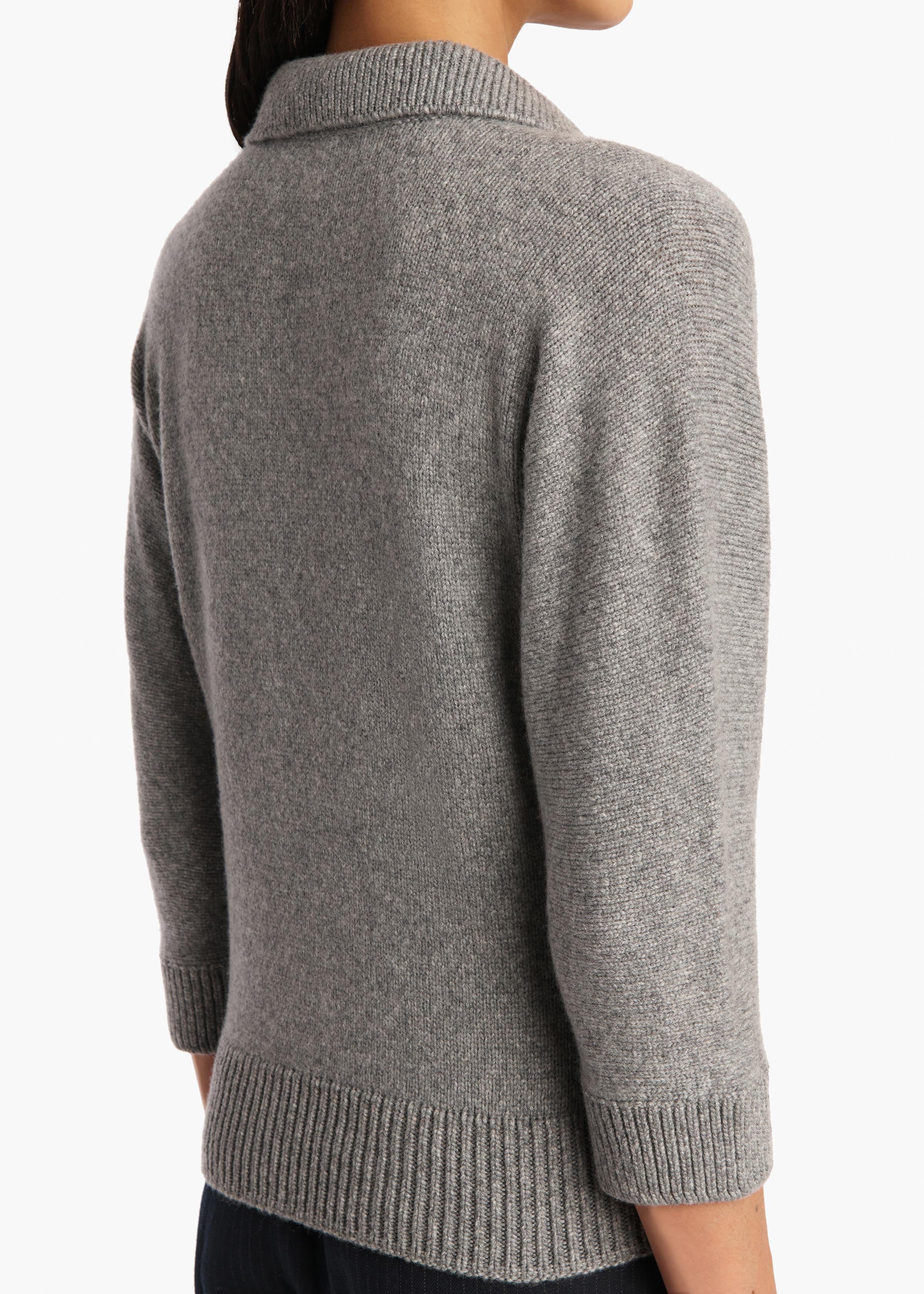 Khaite - Herve Sweater in Fog - Image 13