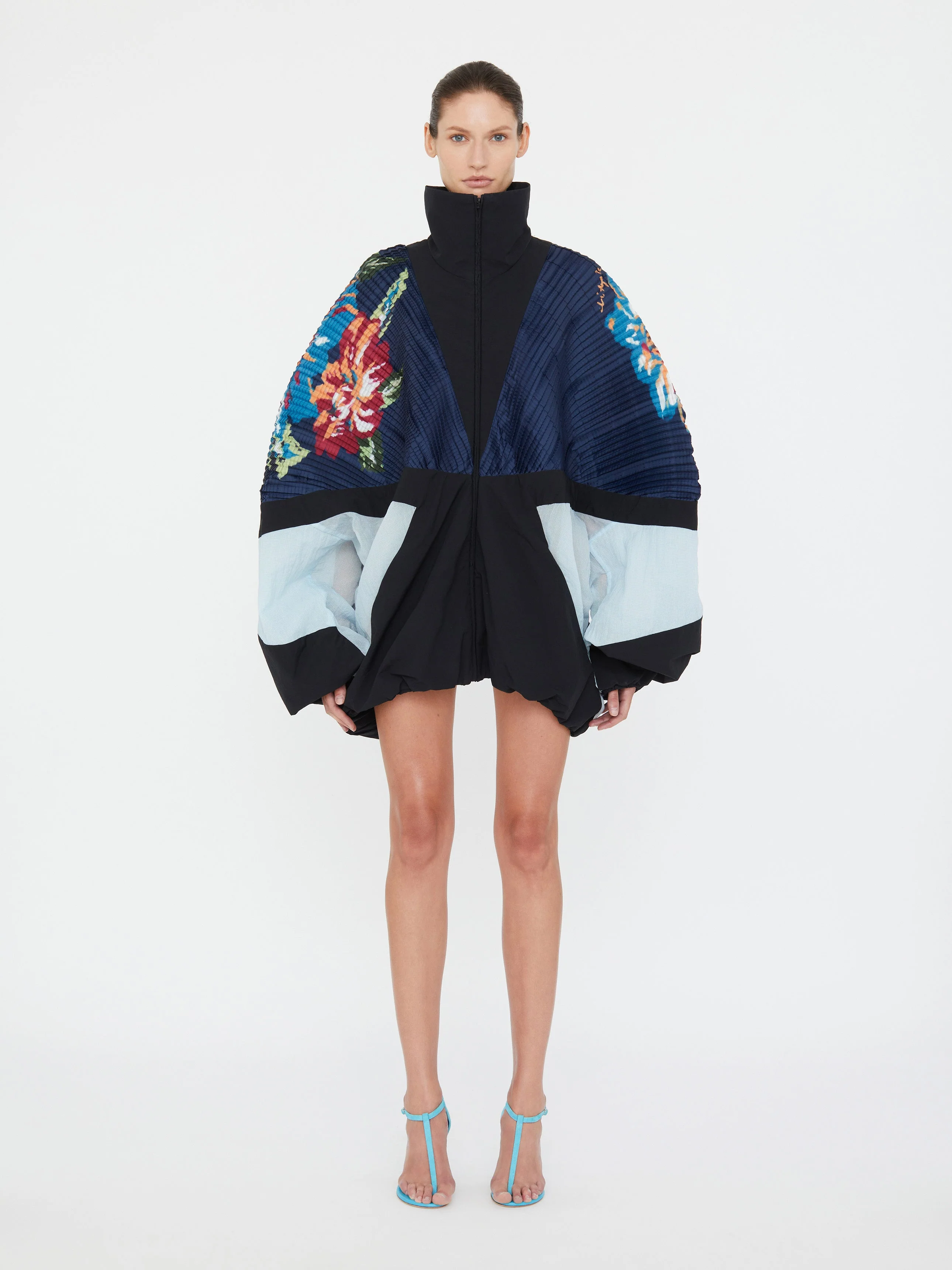 Christopher Esber - Hibiscus 2 Way Pleated Spray Jacket