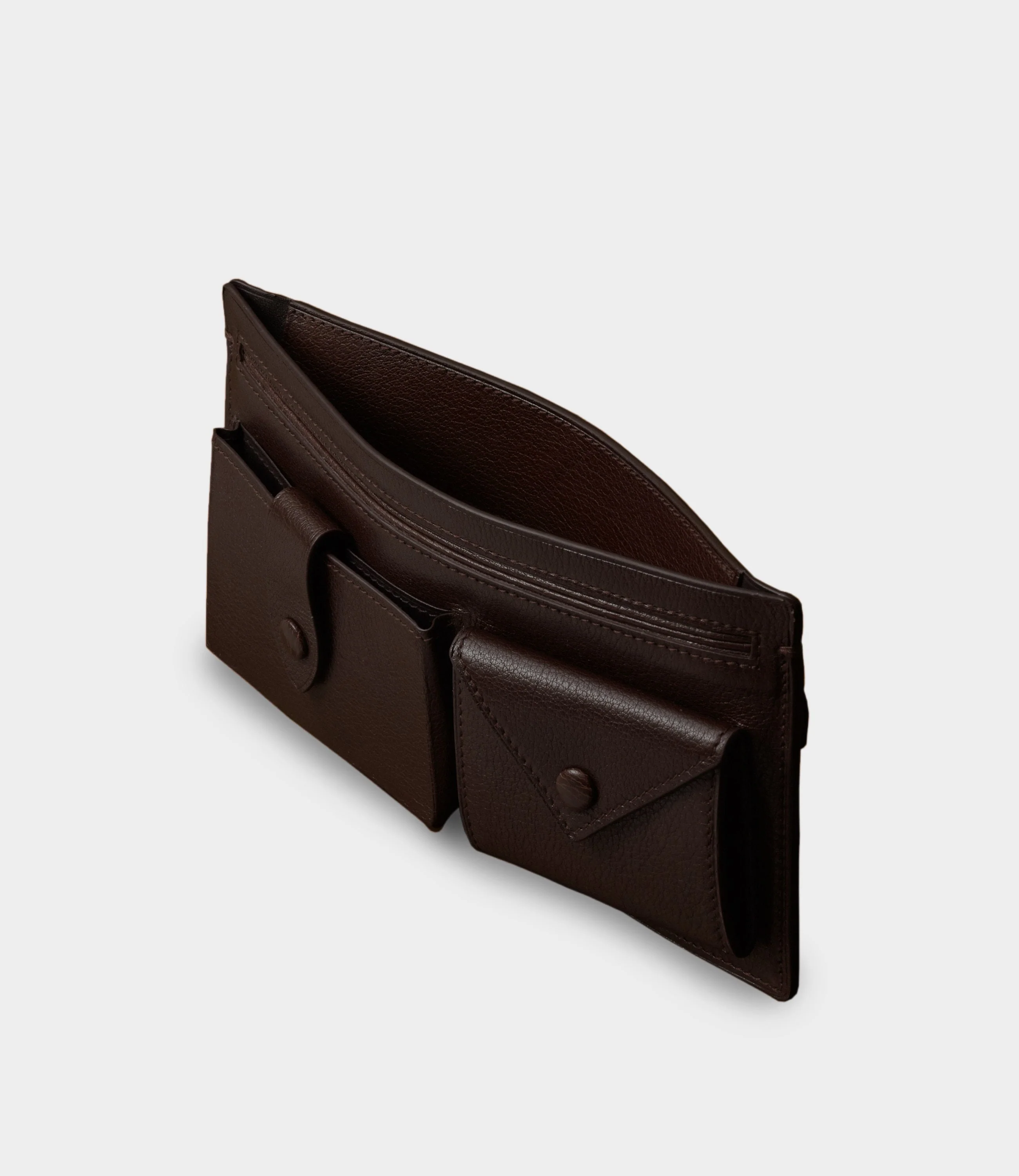Metier - Inside Out Wallet Buffalo Cacao - Image 2