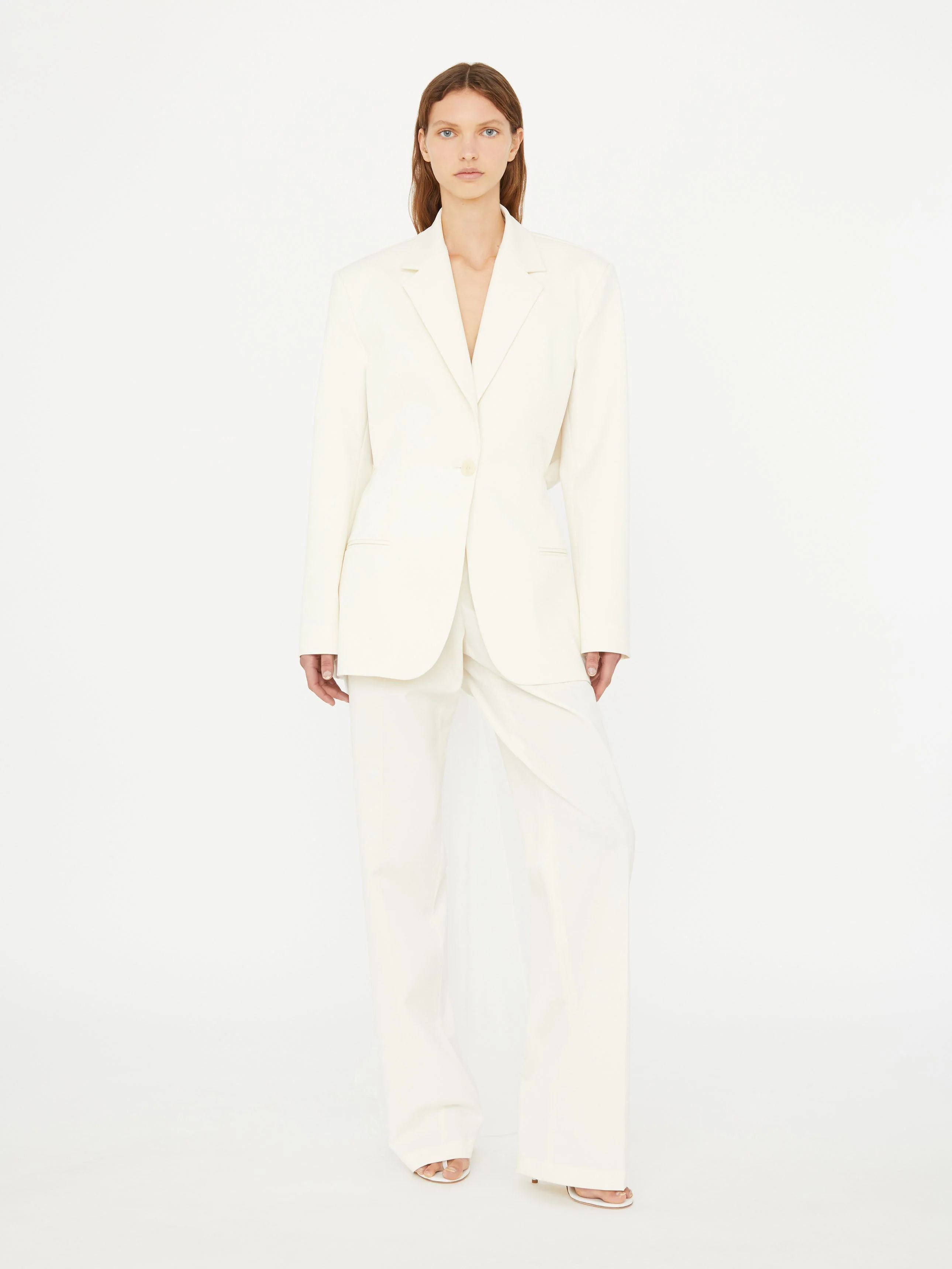 Christopher Esber - Intimate Bow Back Twill Blazer - Image 5