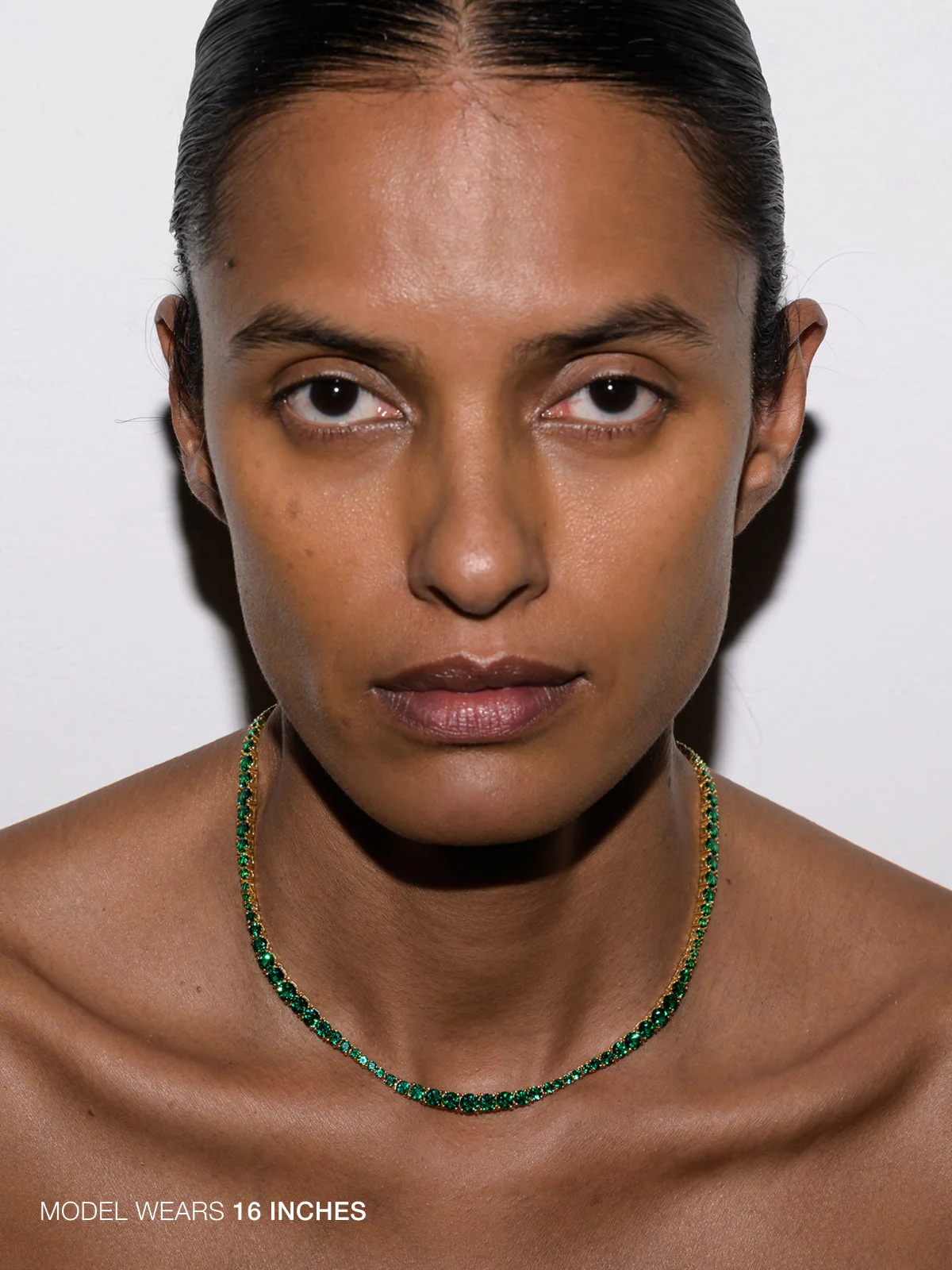 Dorsey - ISADORA RIVIÈRE NECKLACE IN LAB EMERALD - Image 3
