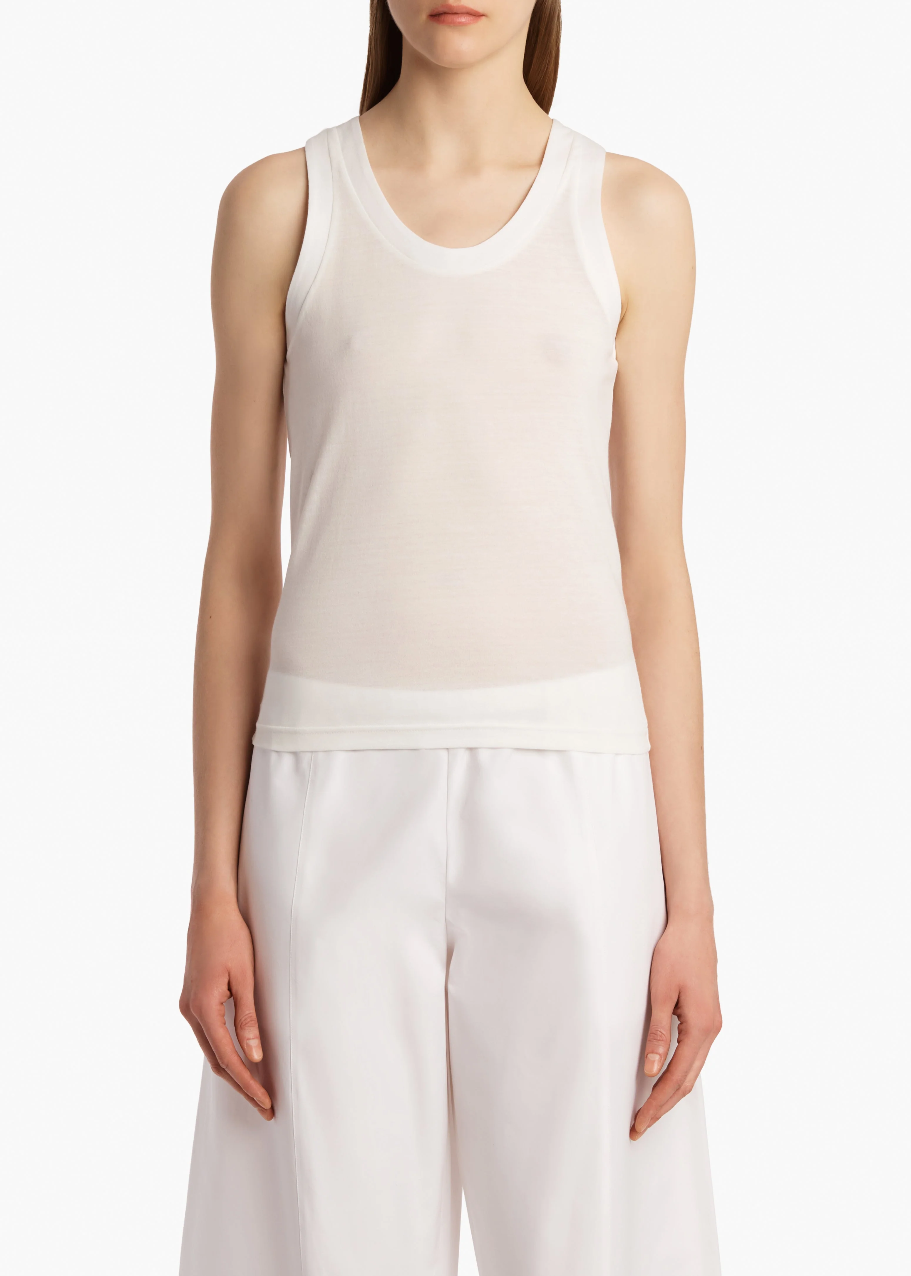 Khaite - Isha Top in White - Image 3
