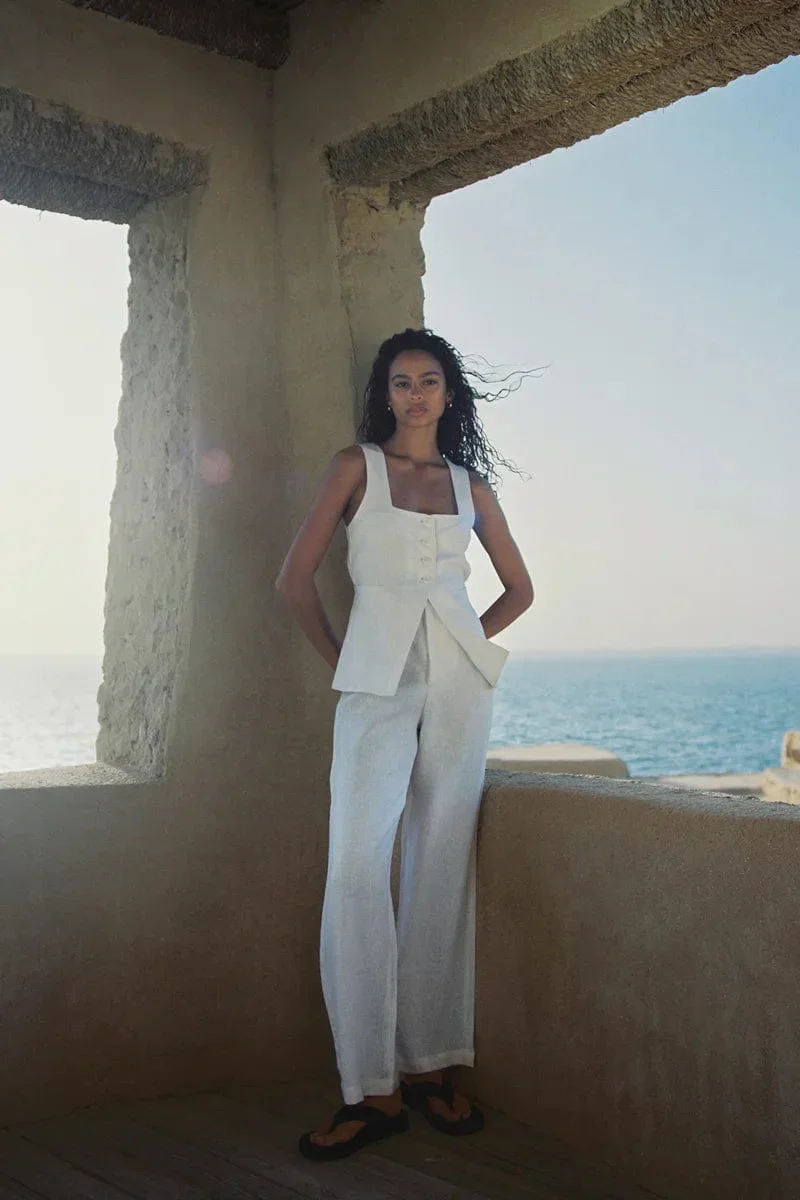 Faithfull - Isotta Pant White - Final Sale - Image 2