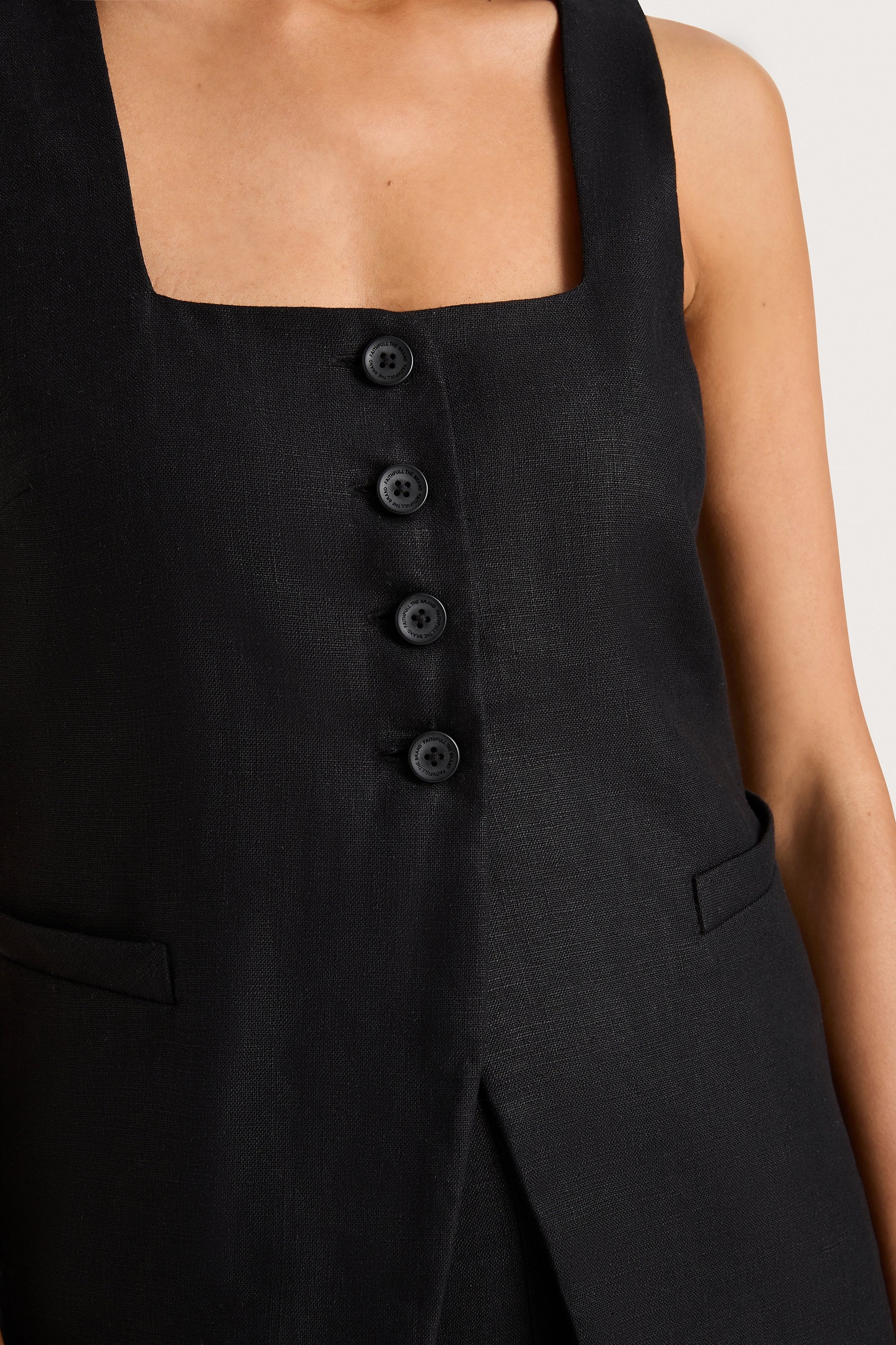 Faithfull - Jackie Vest Black - Image 5