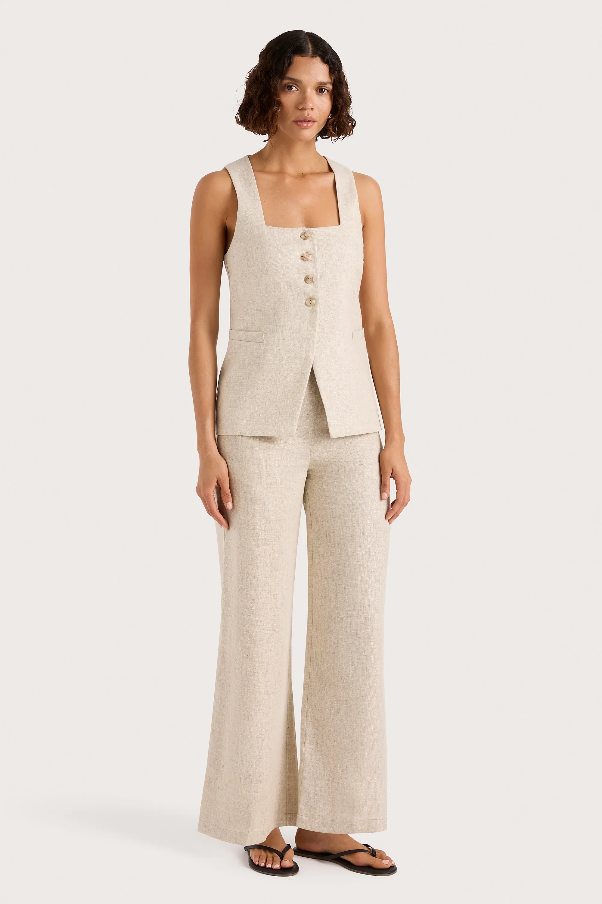 Faithfull - Jackie Vest Natural - Image 4