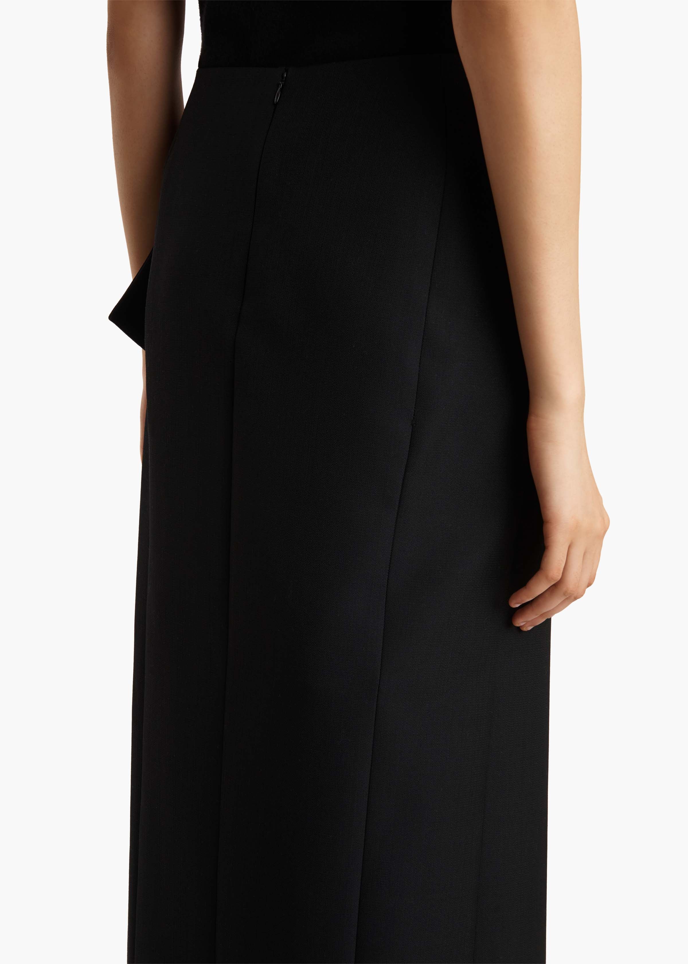 Khaite - Jaia Skirt in Black - Image 13
